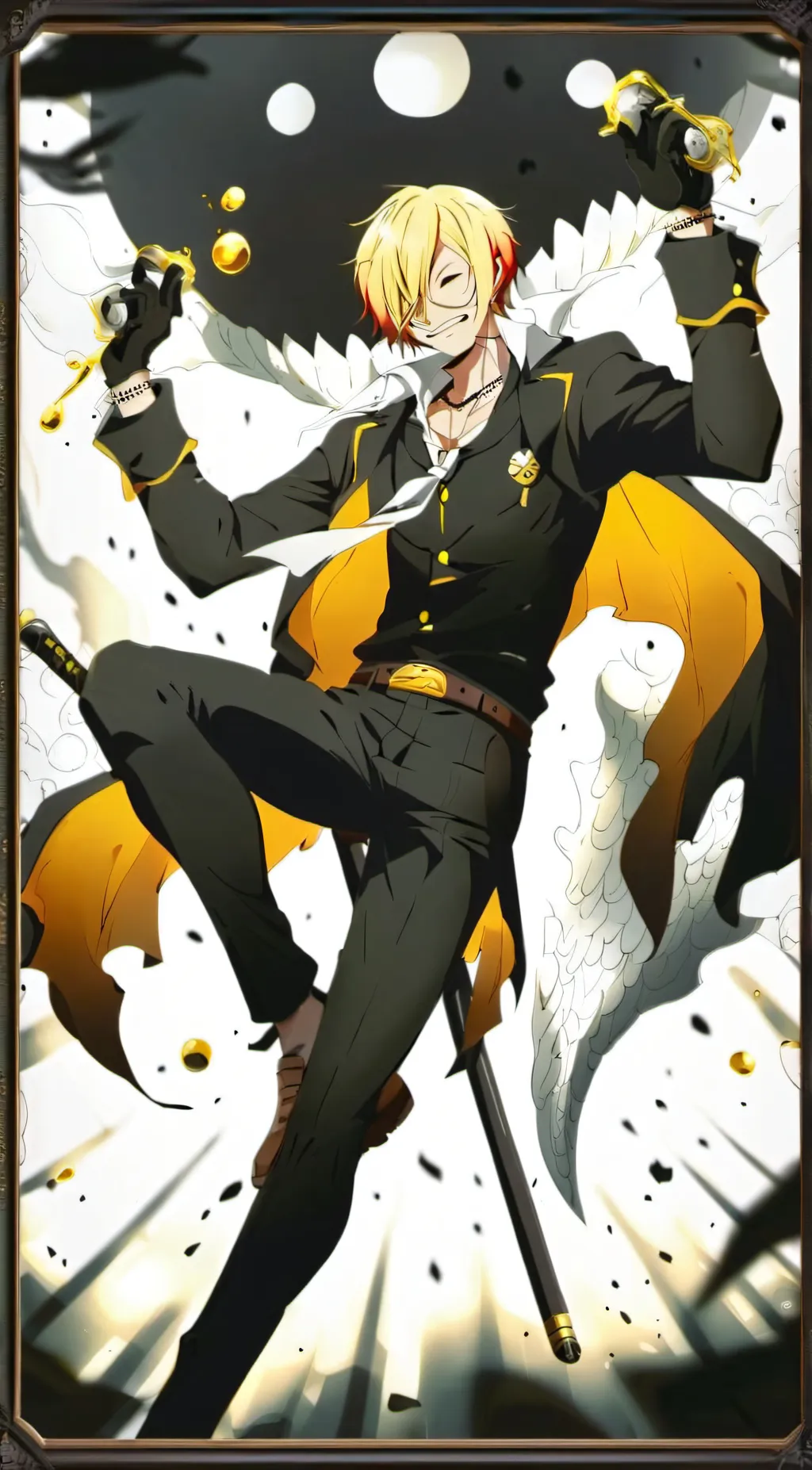 ai character: Sanji background