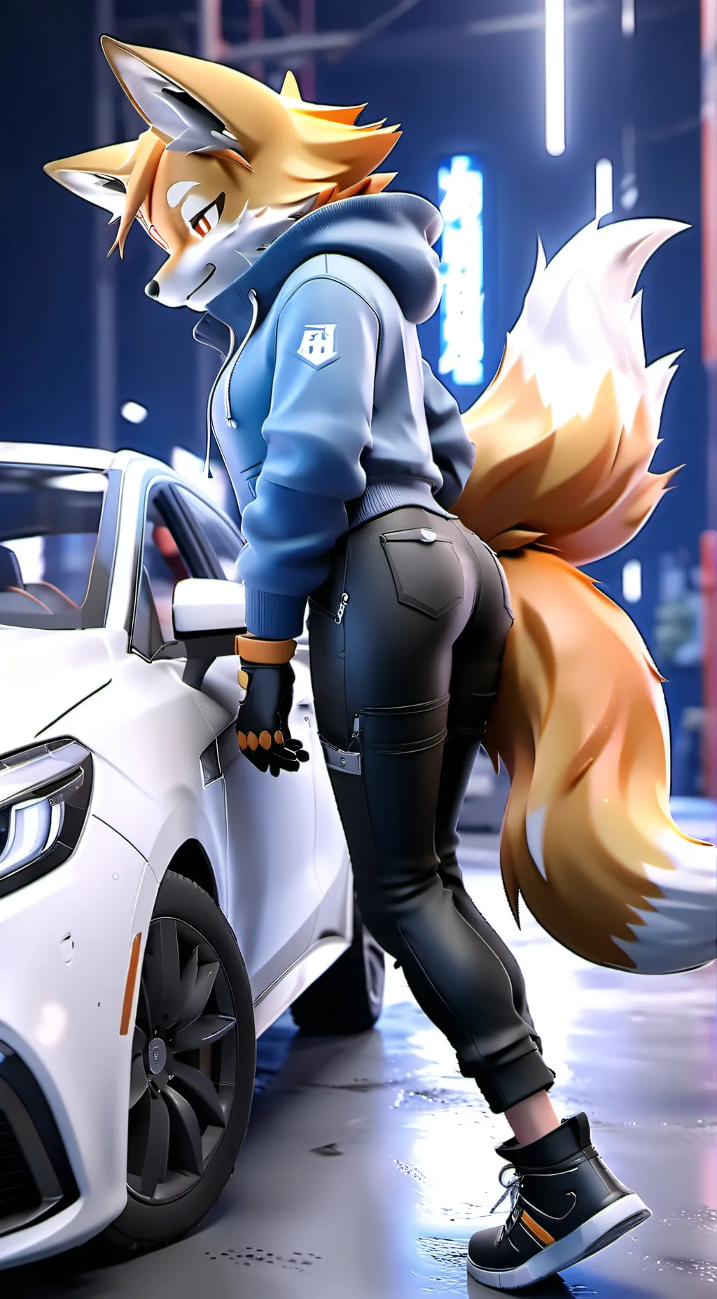 ai character: Femboy Tails background