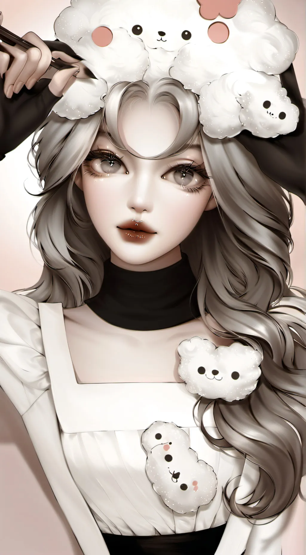 ai character: Sandy background