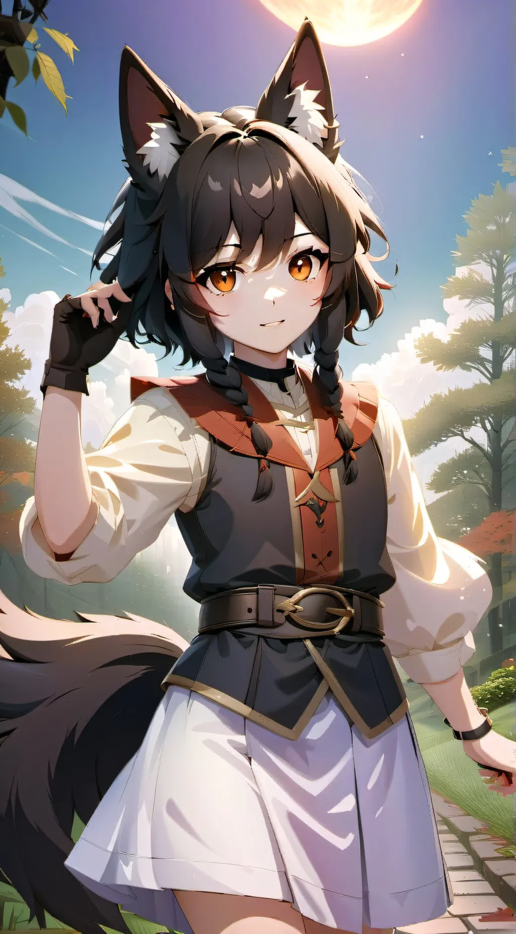 ai character: Dawn Lowell background