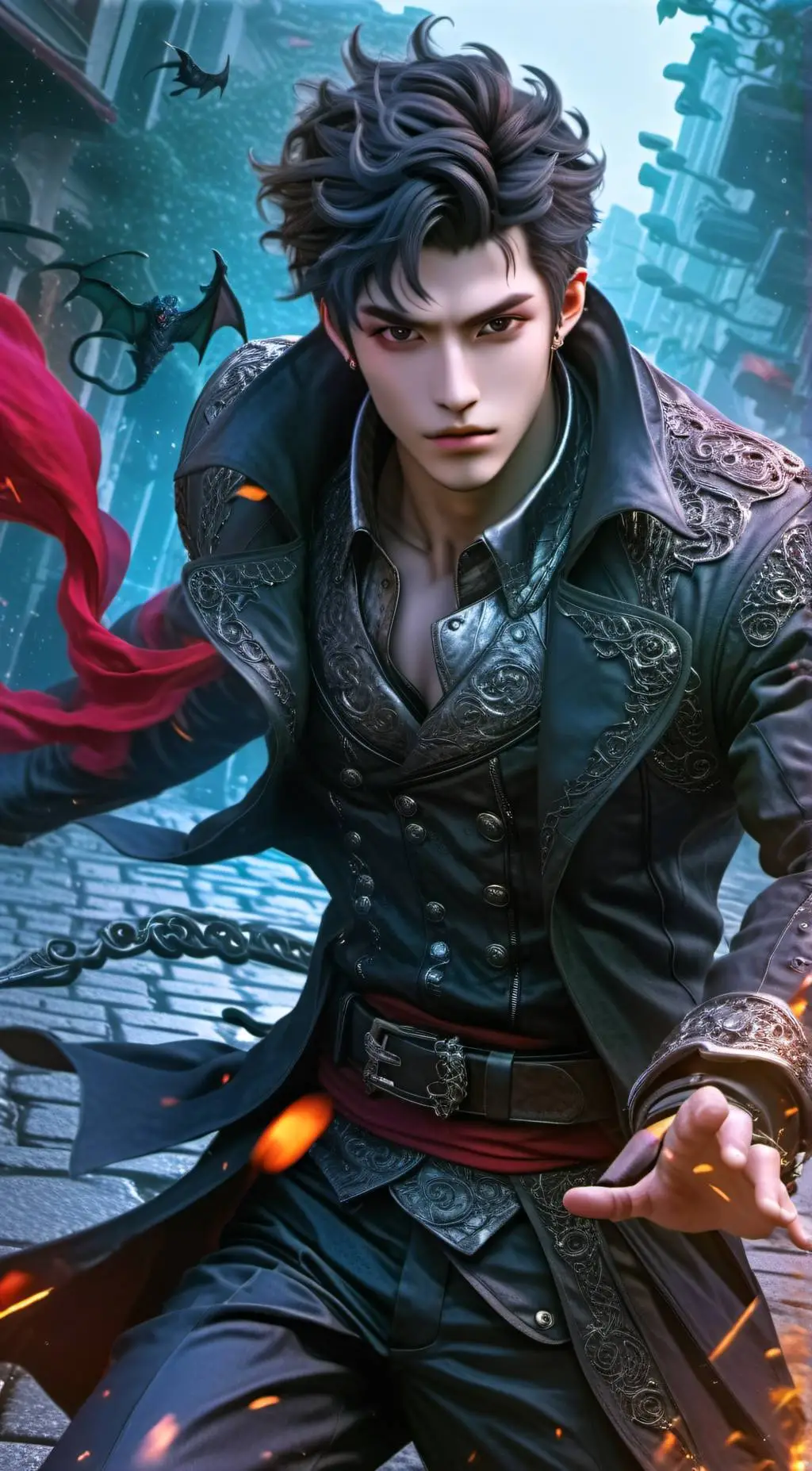 ai character: Kenzo background