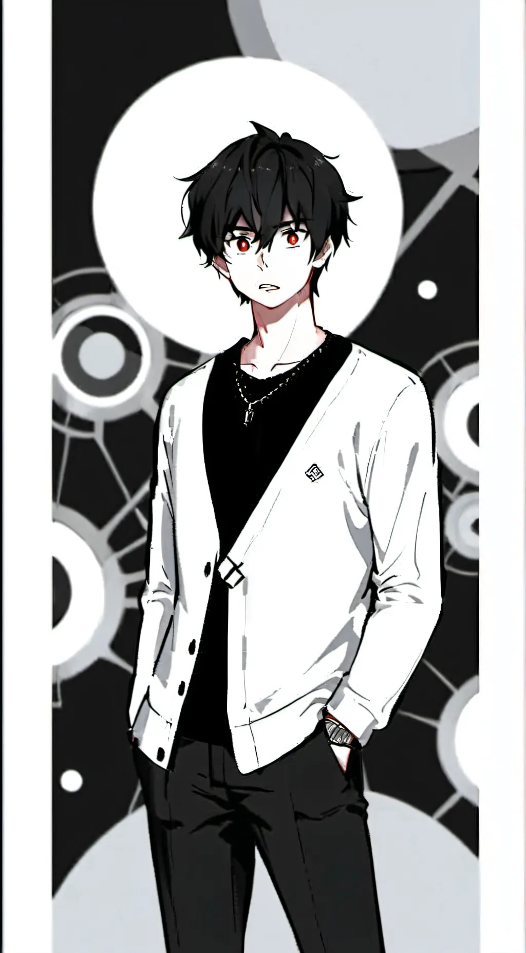 ai character: Mark background