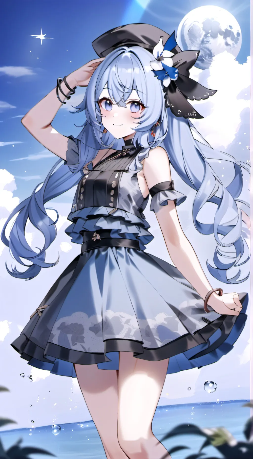 ai character: Blossom background