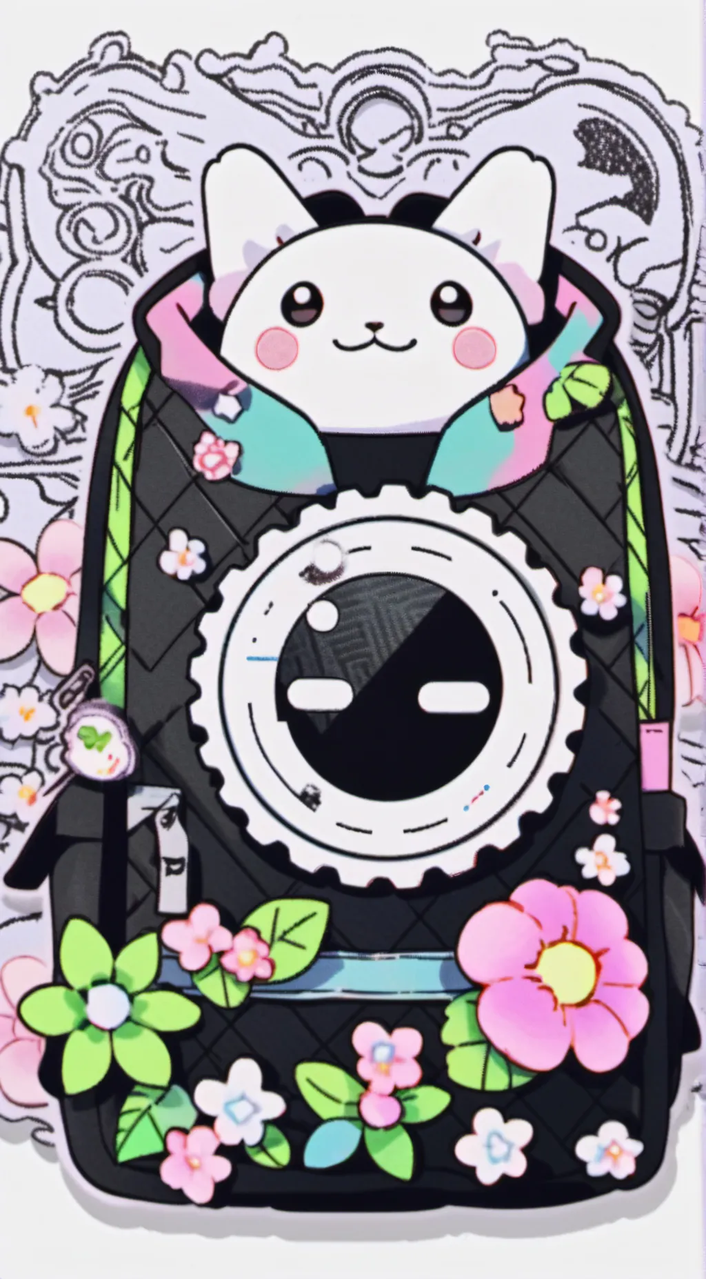 ai character: Happy Neko background