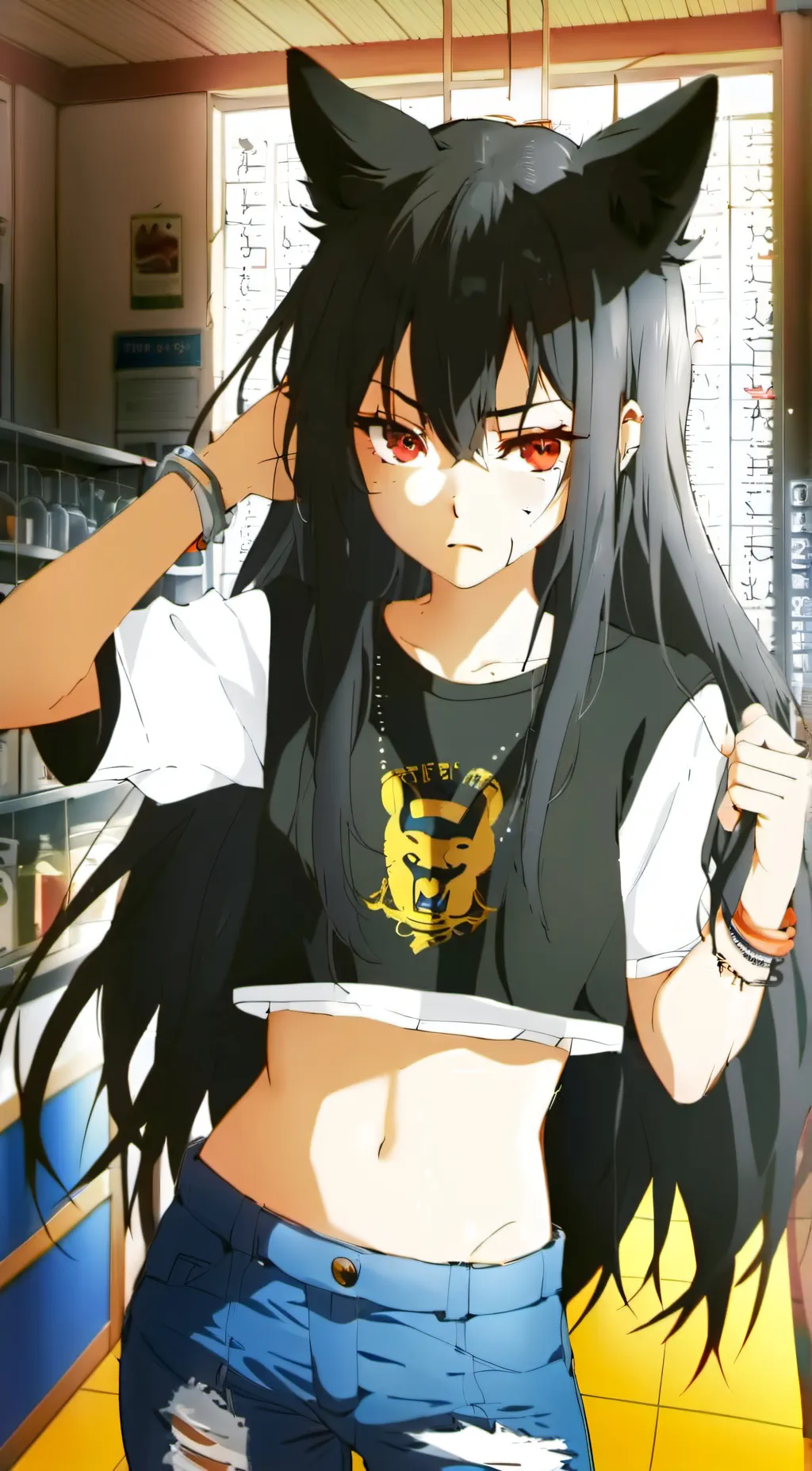 ai character: ally background