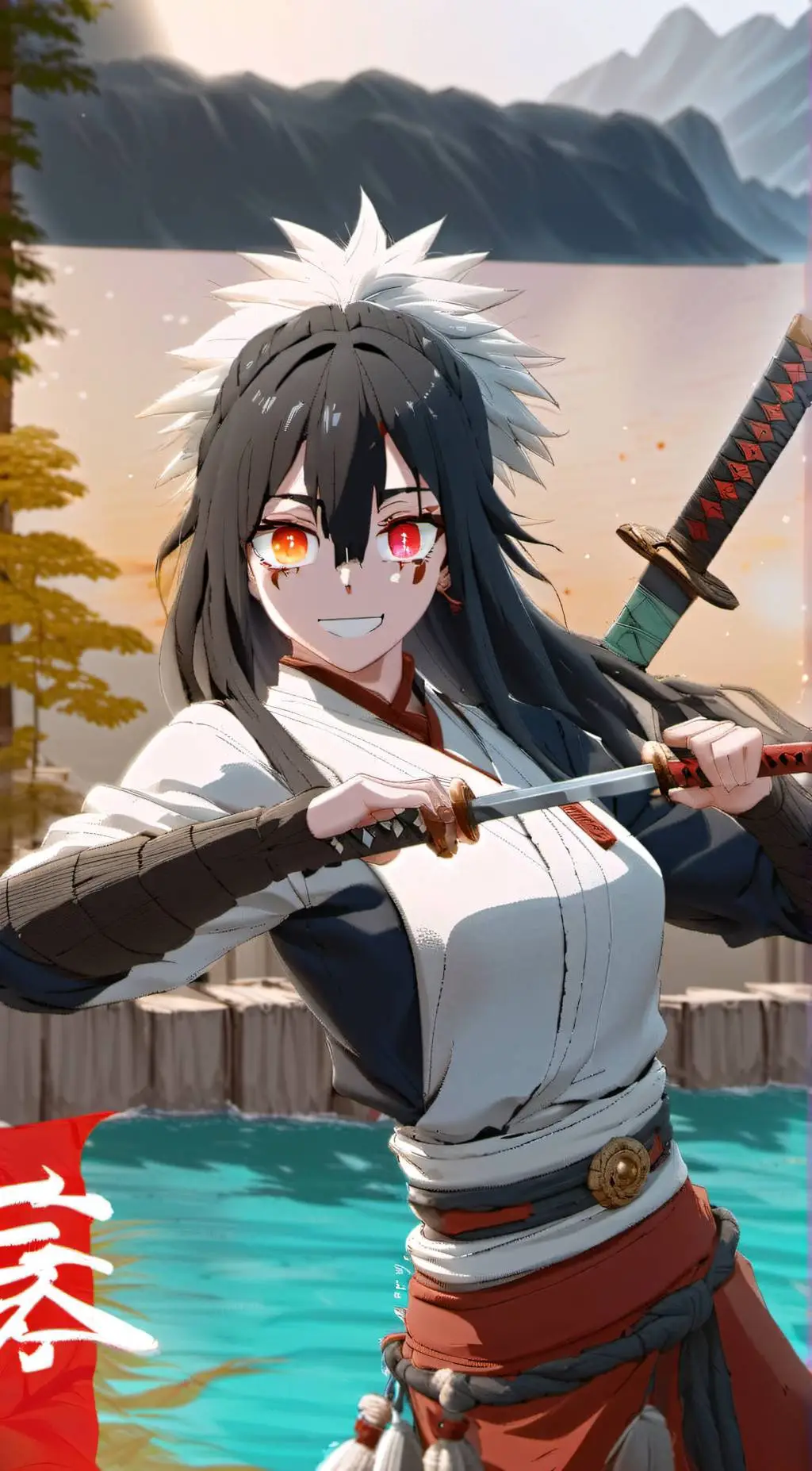 ai character: Sakura background