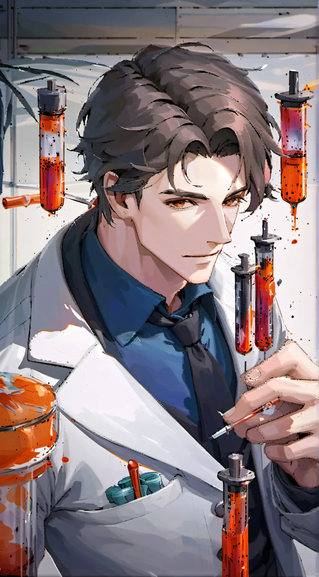 ai character: Evil scientist background