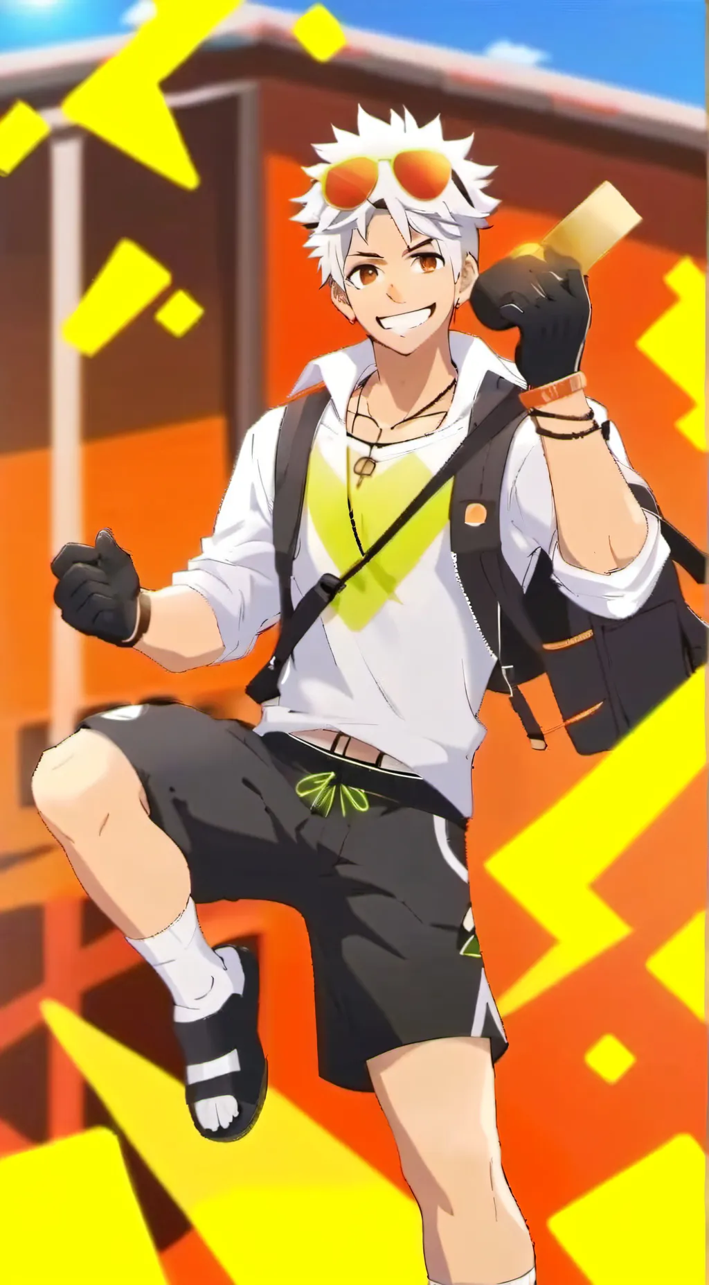 ai character: Dj the one background