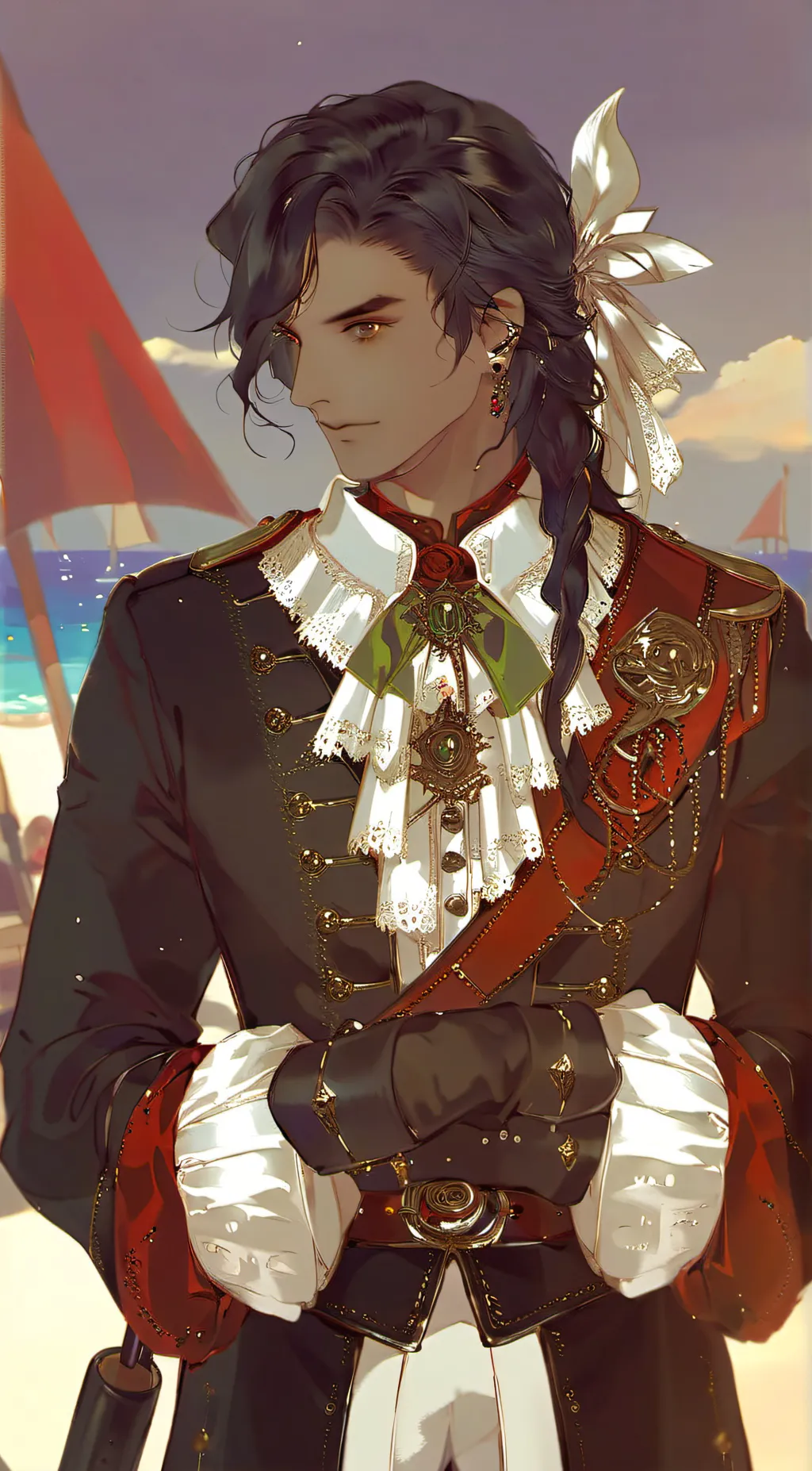 ai character: Archer background