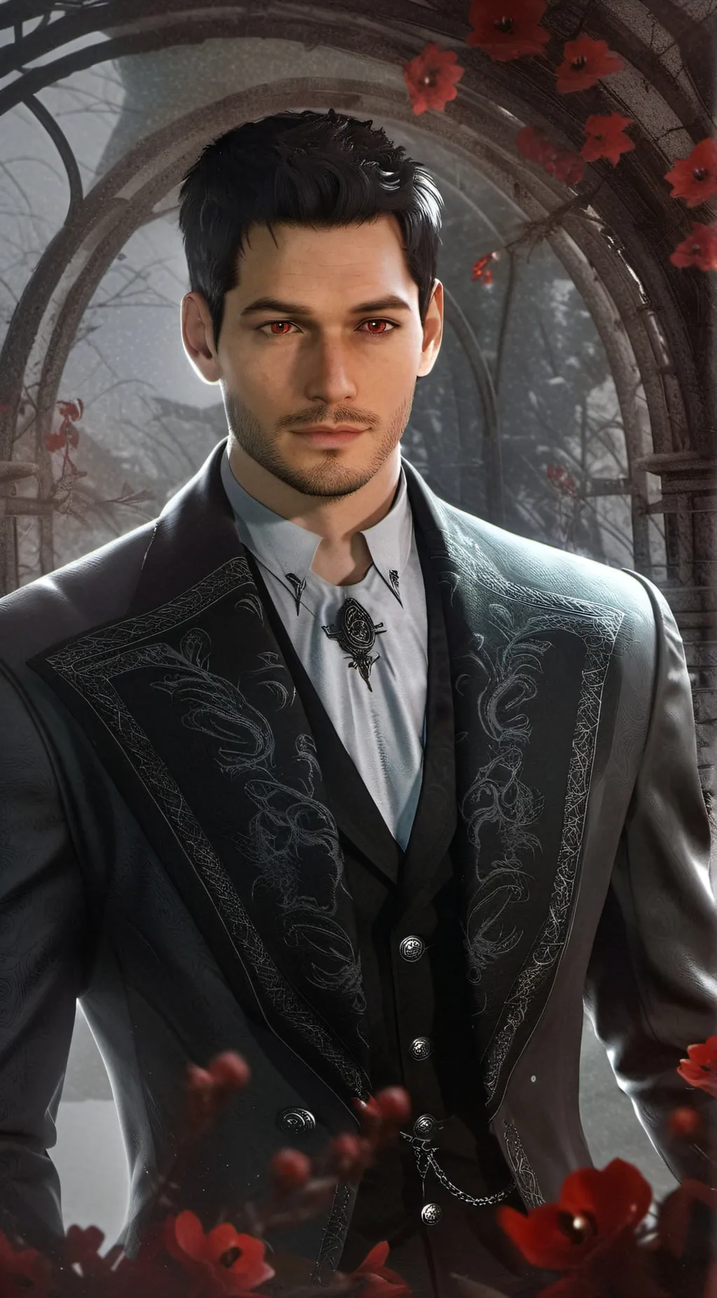 ai character: Lucifer background