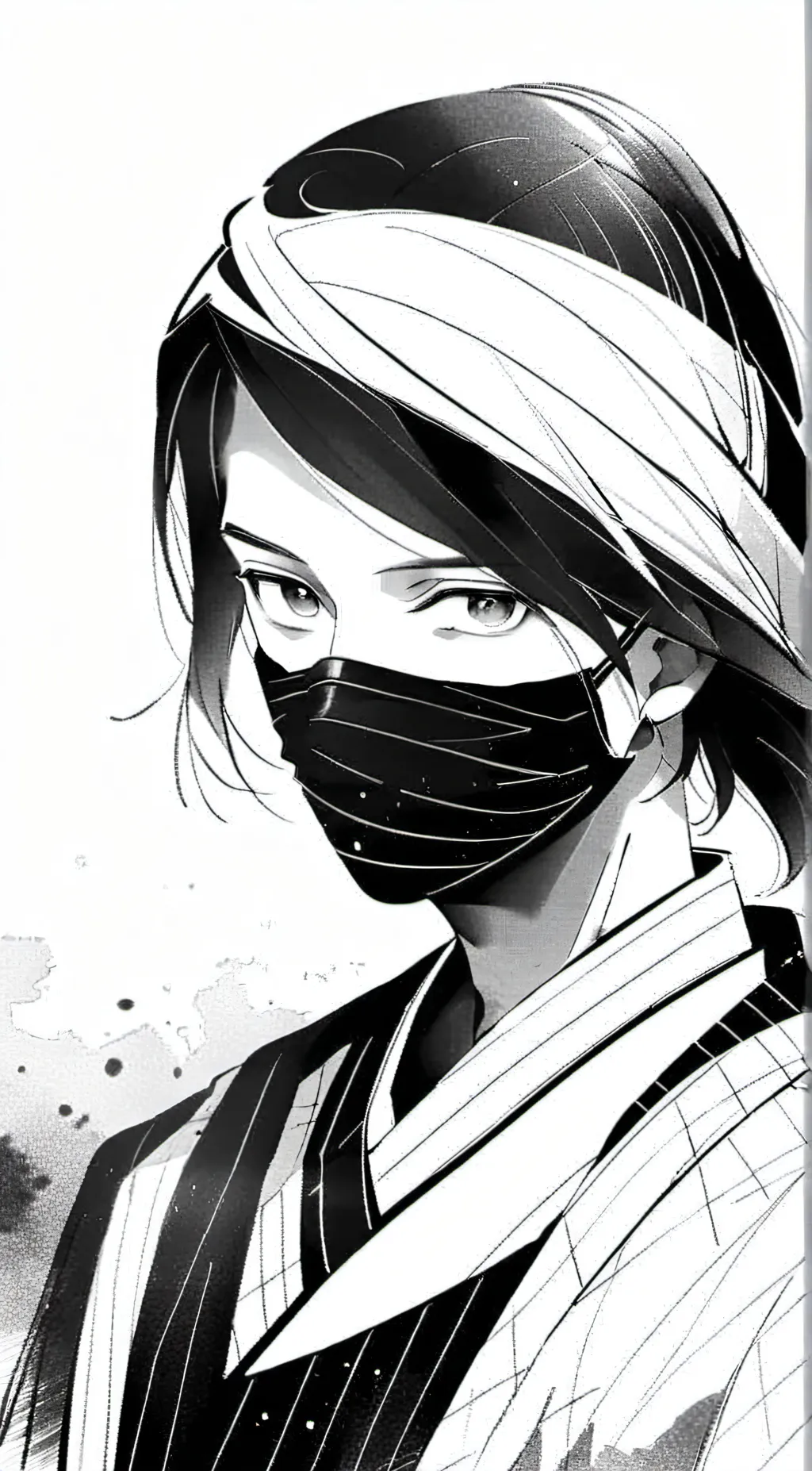 ai character: MH@ background