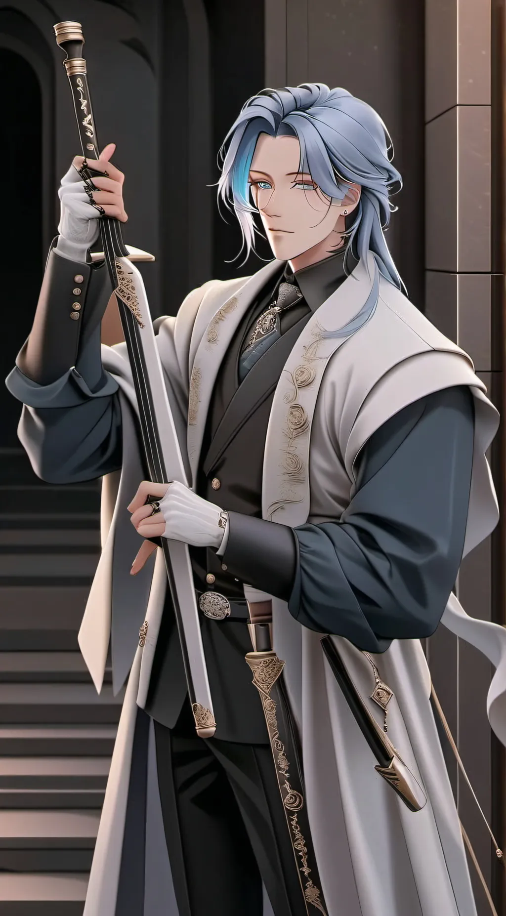 ai character: Leo background