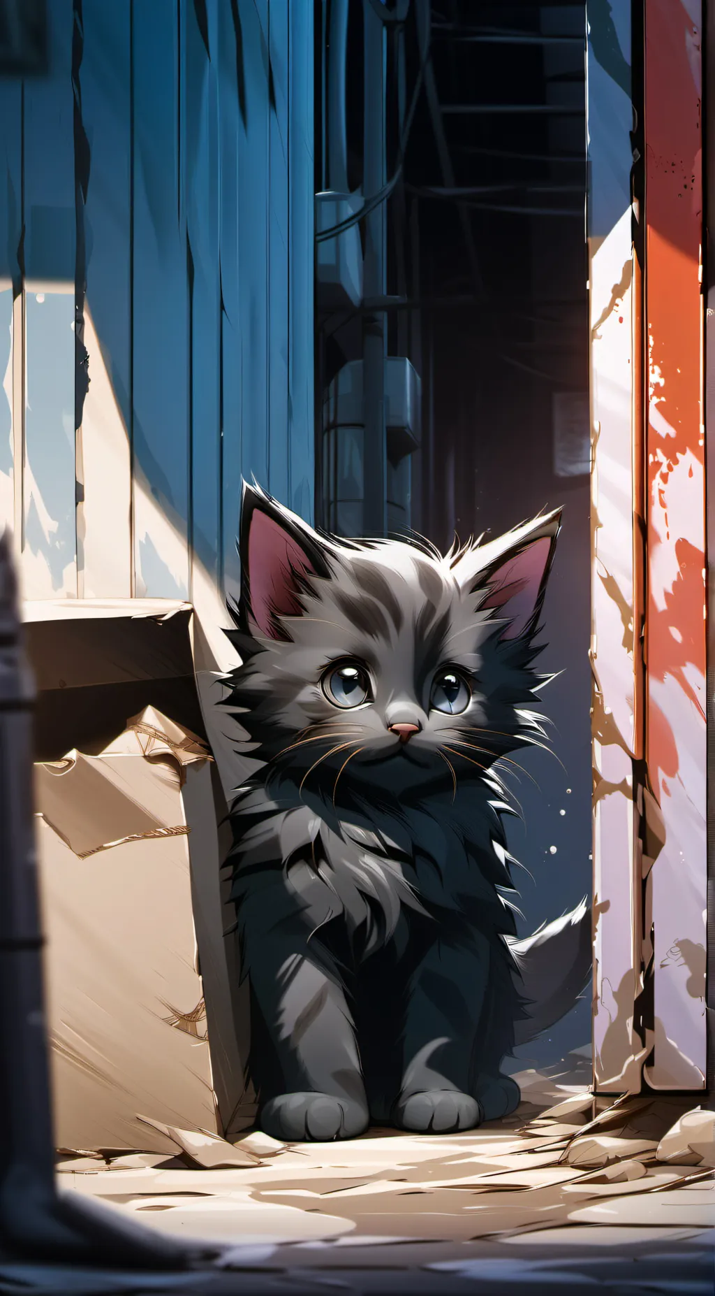 ai character: cat background