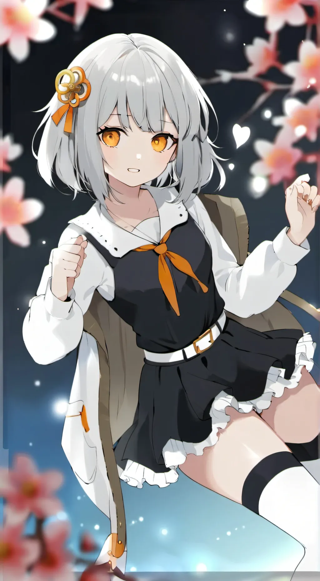 ai character: amber background