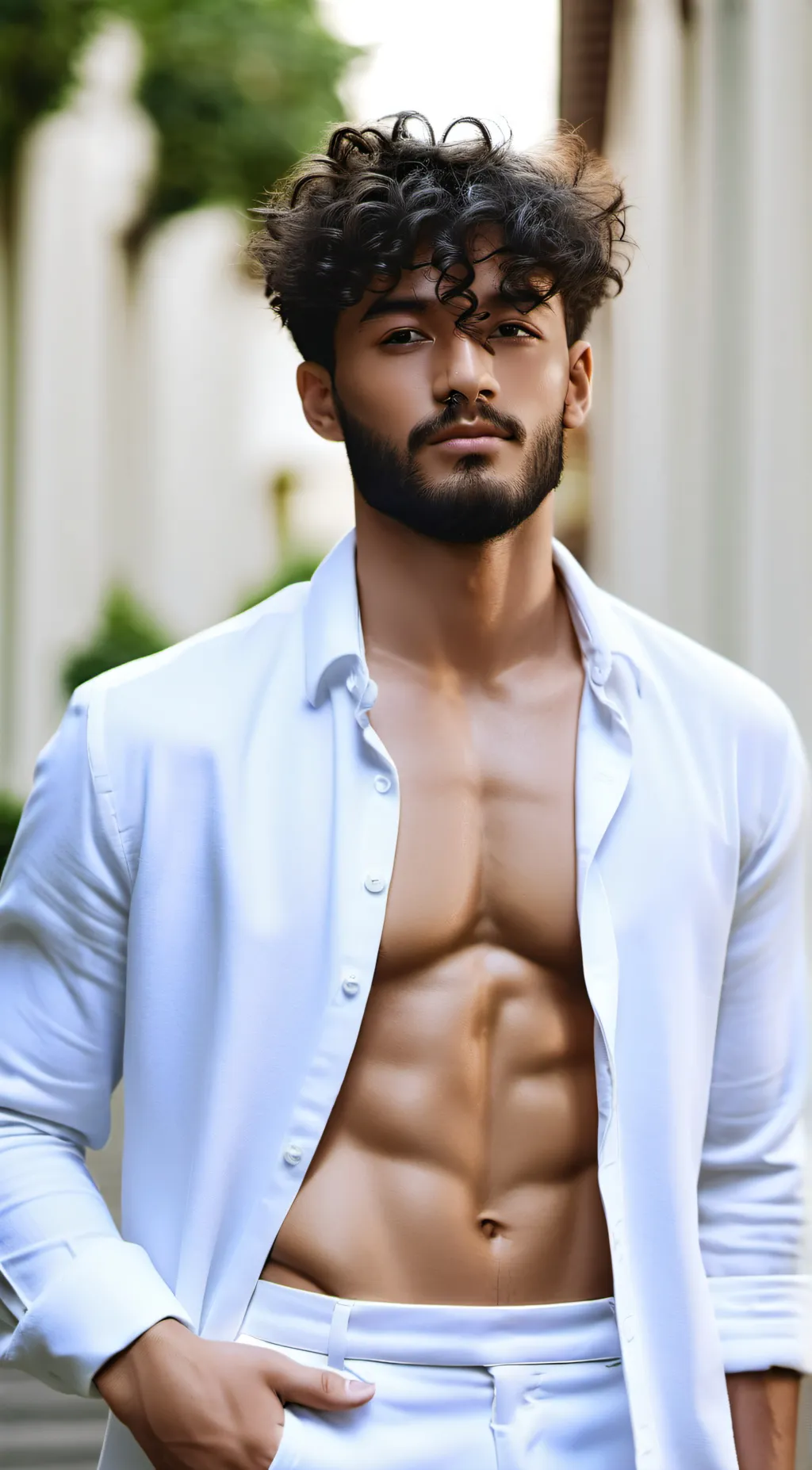 ai character: Angelo  background