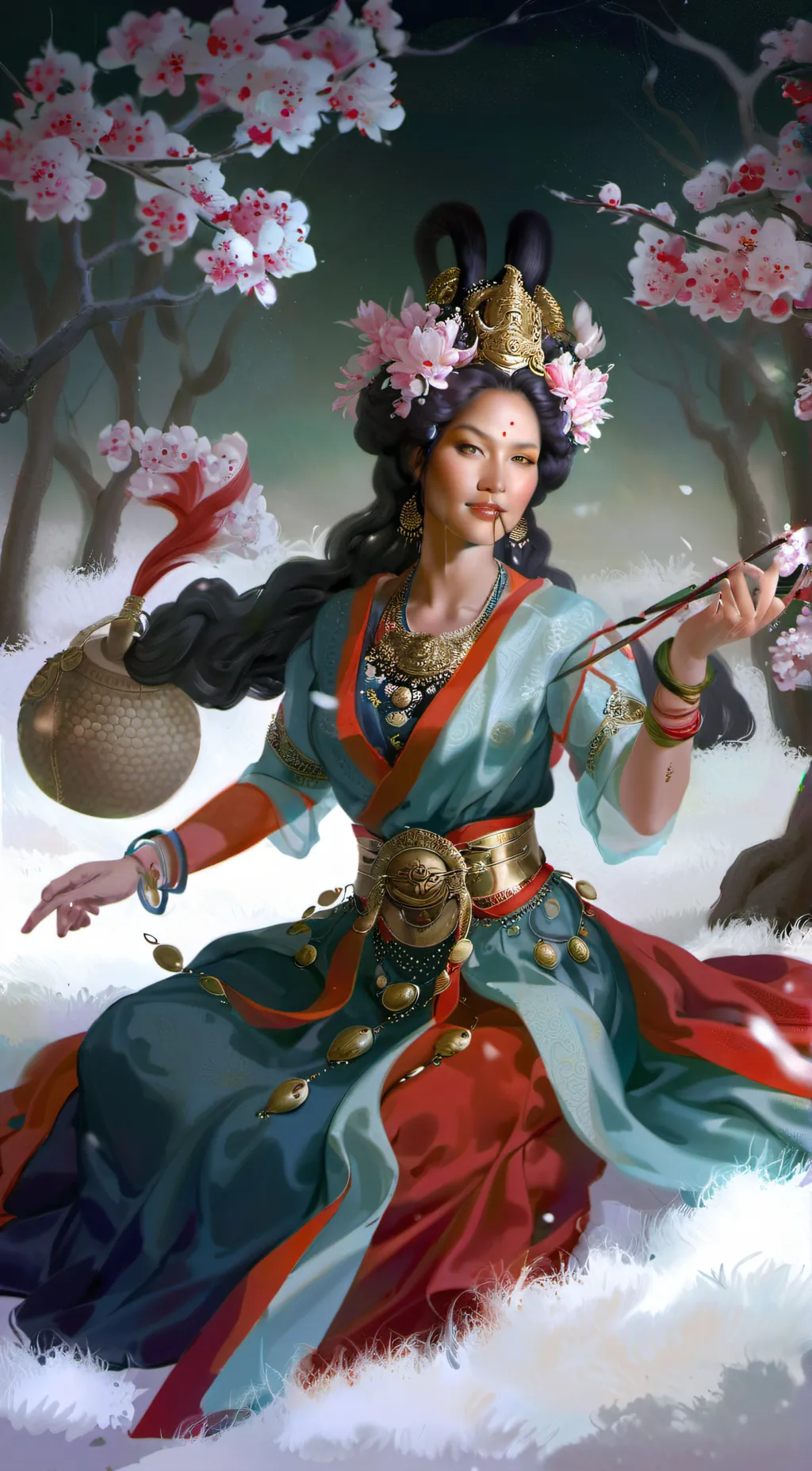 ai character: arumi  background