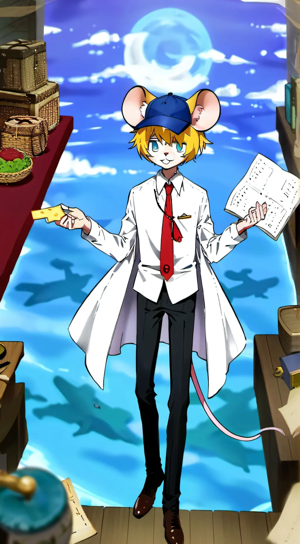 ai character: Moonlight Knight  background