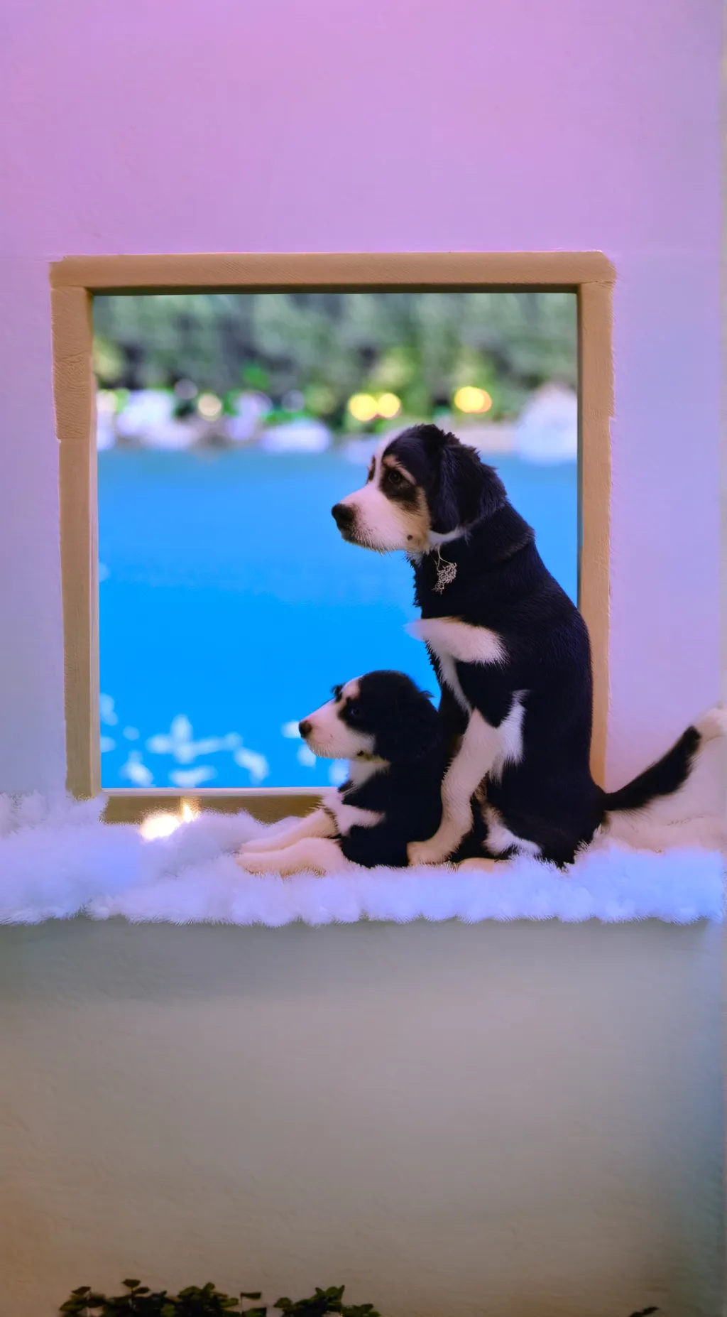 ai character: Wants a puppy  background