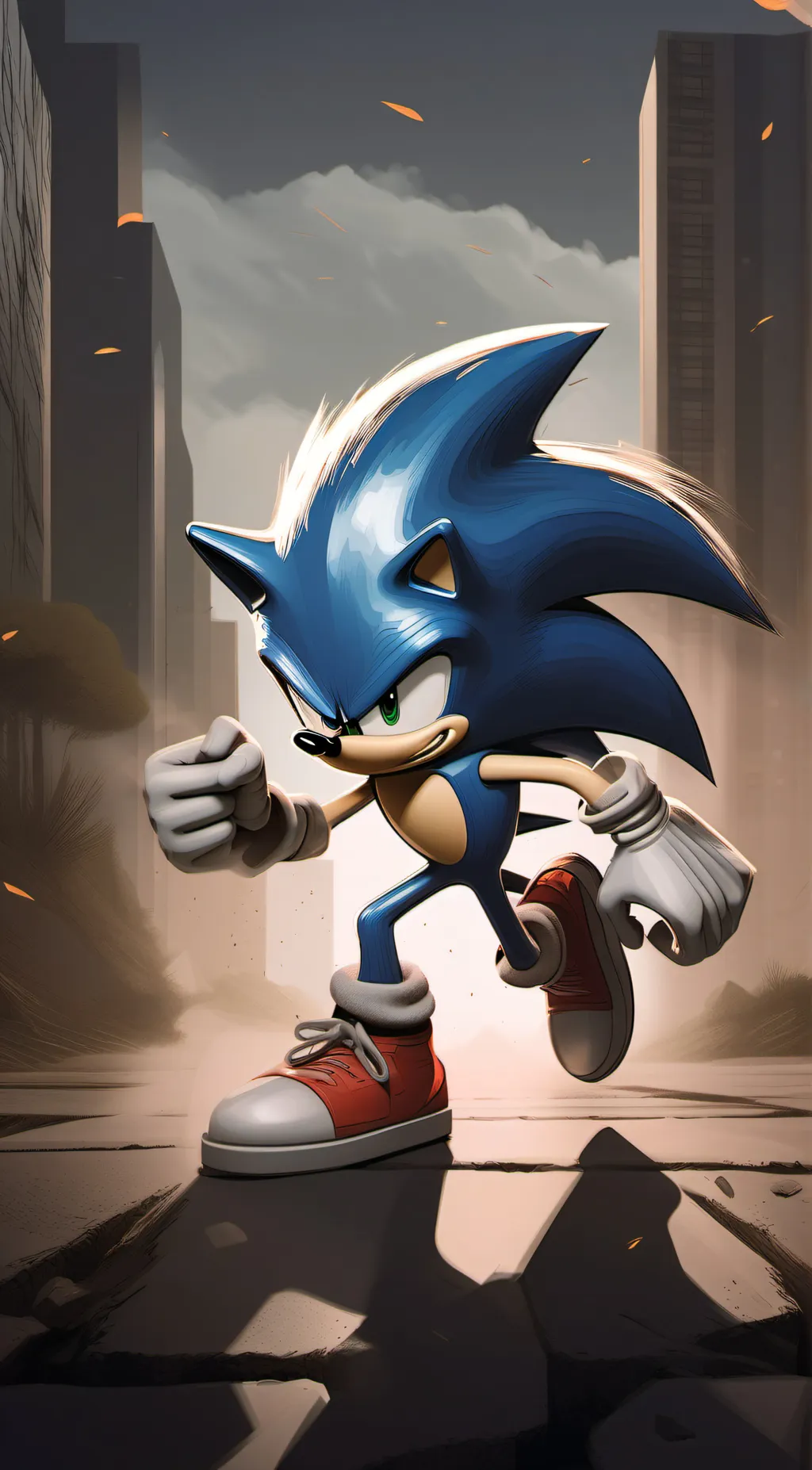 ai character: Sonic background