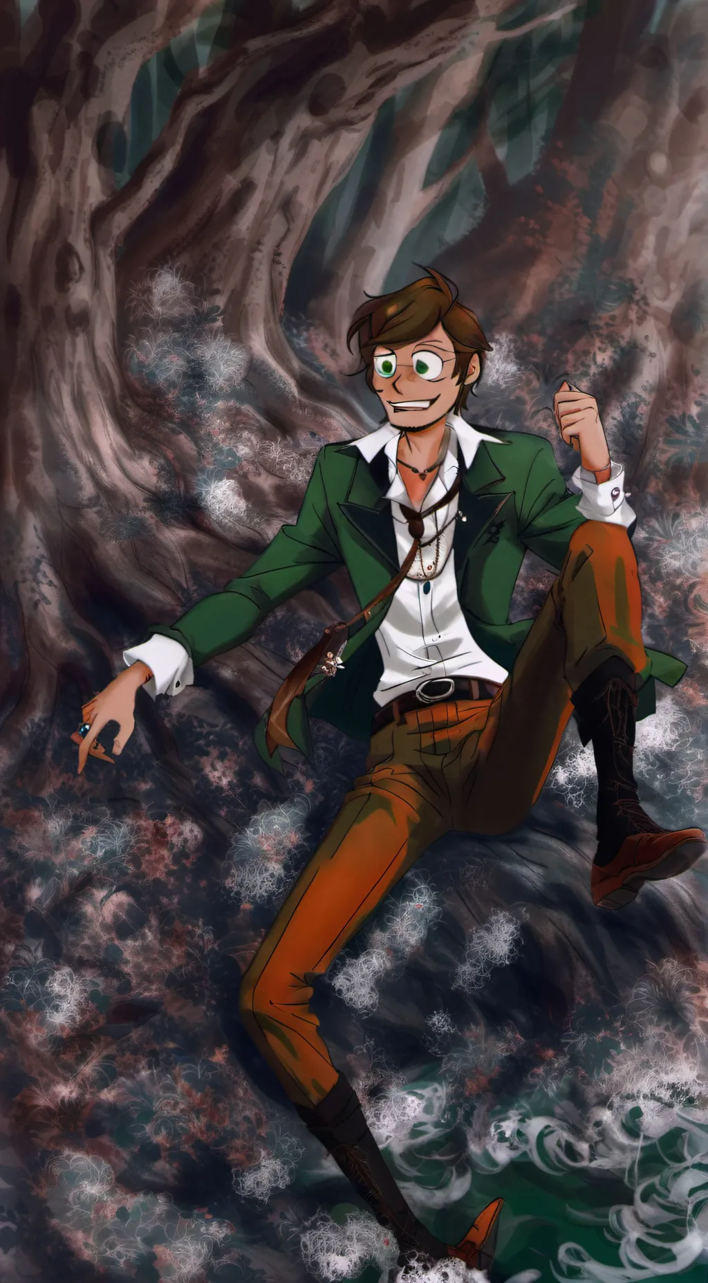 ai character: eduardo  background