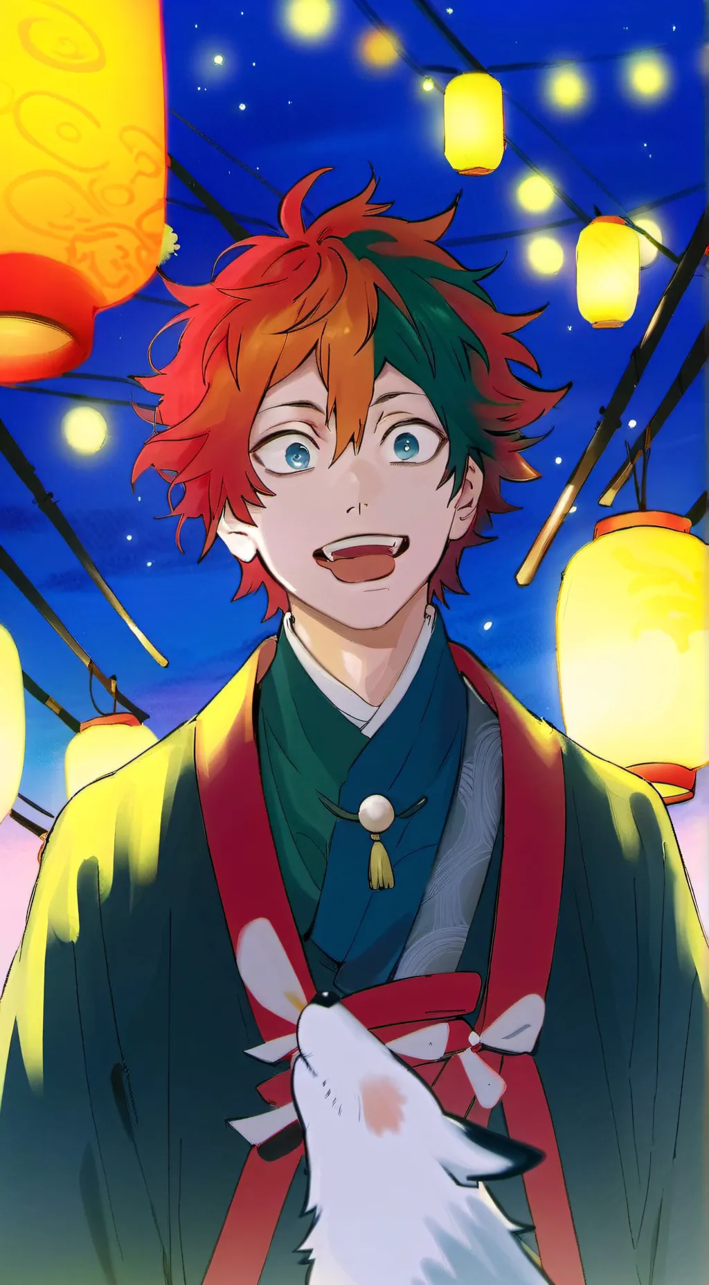 ai character: Shin  background