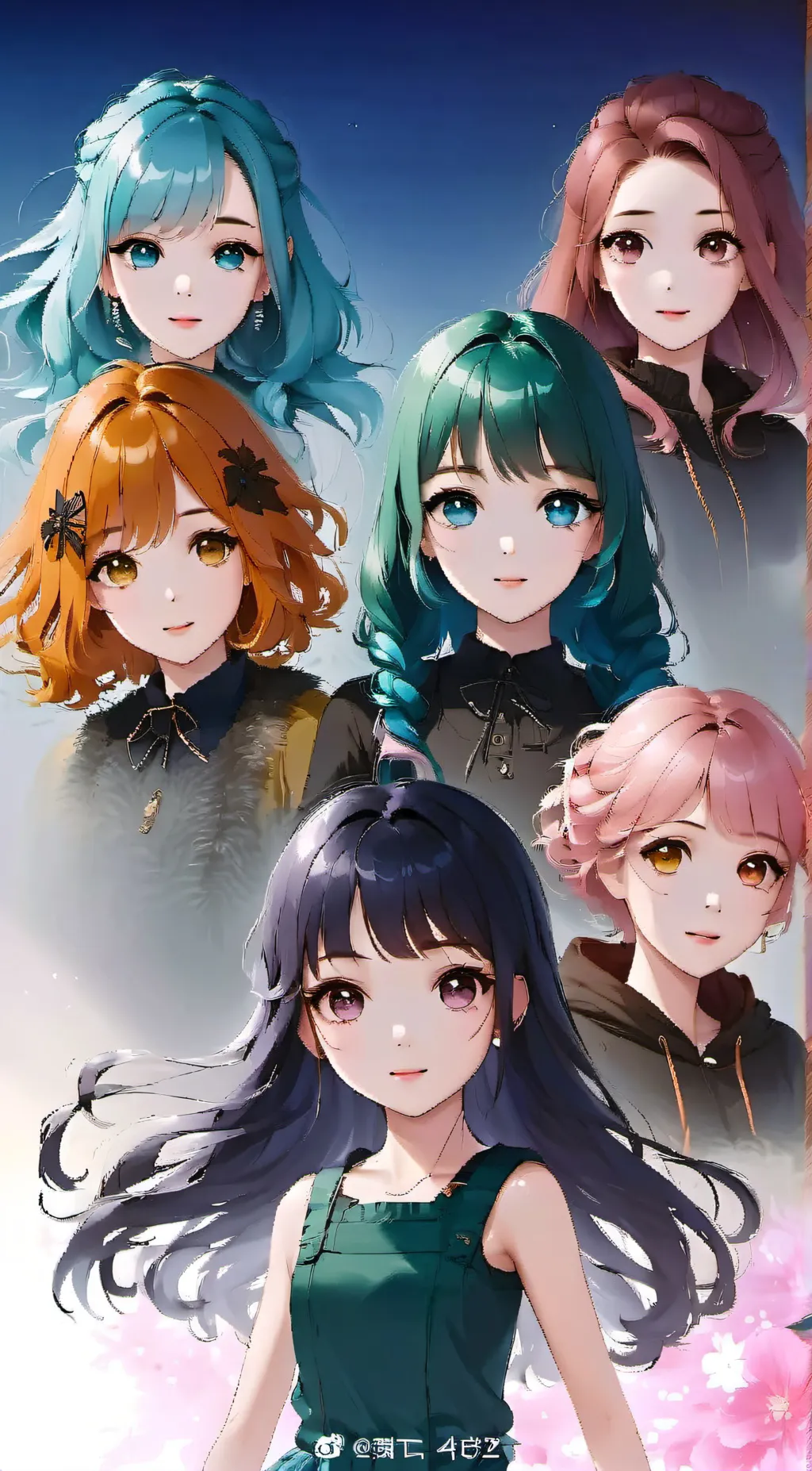 ai character: Girls background