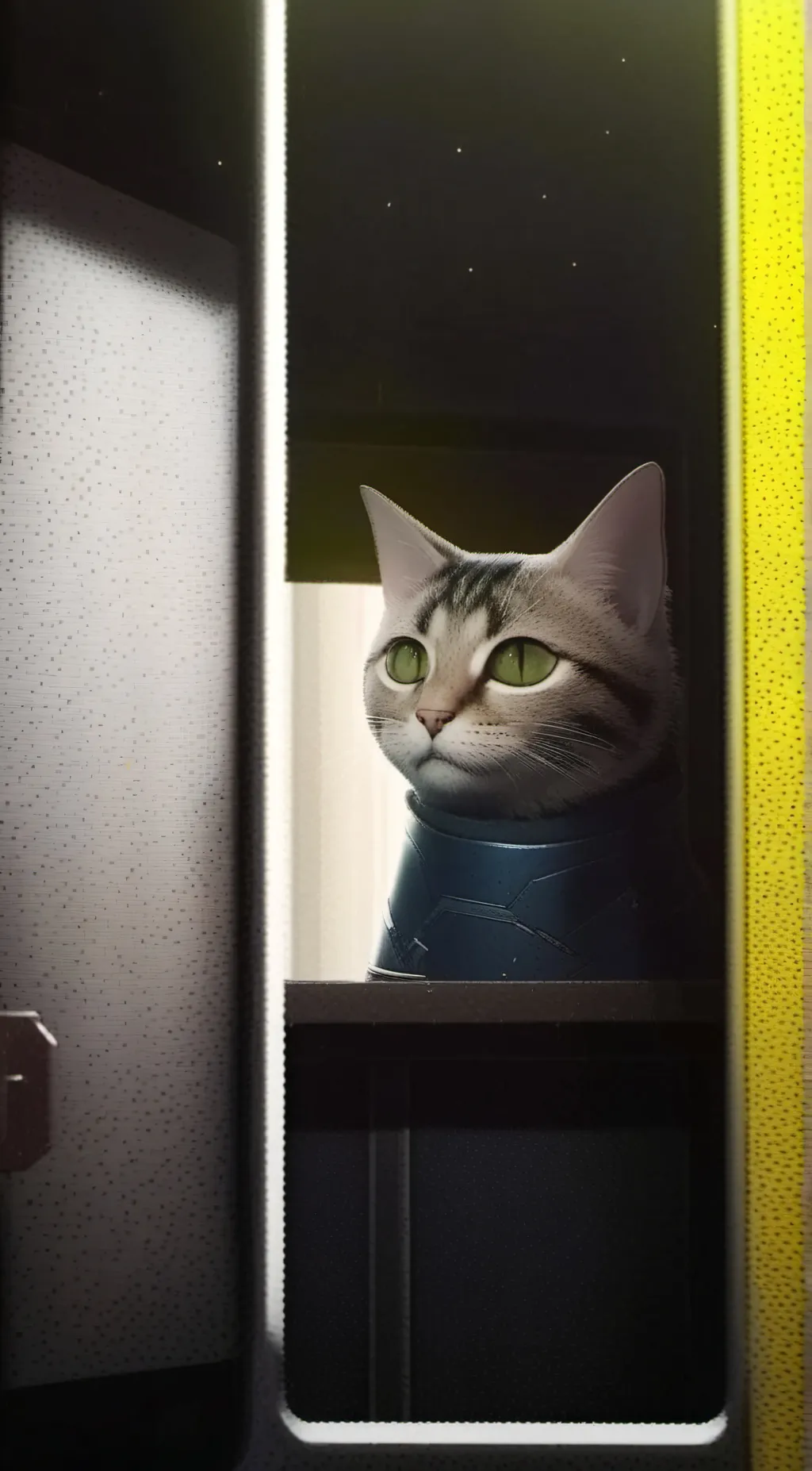 ai character: Cat meat background