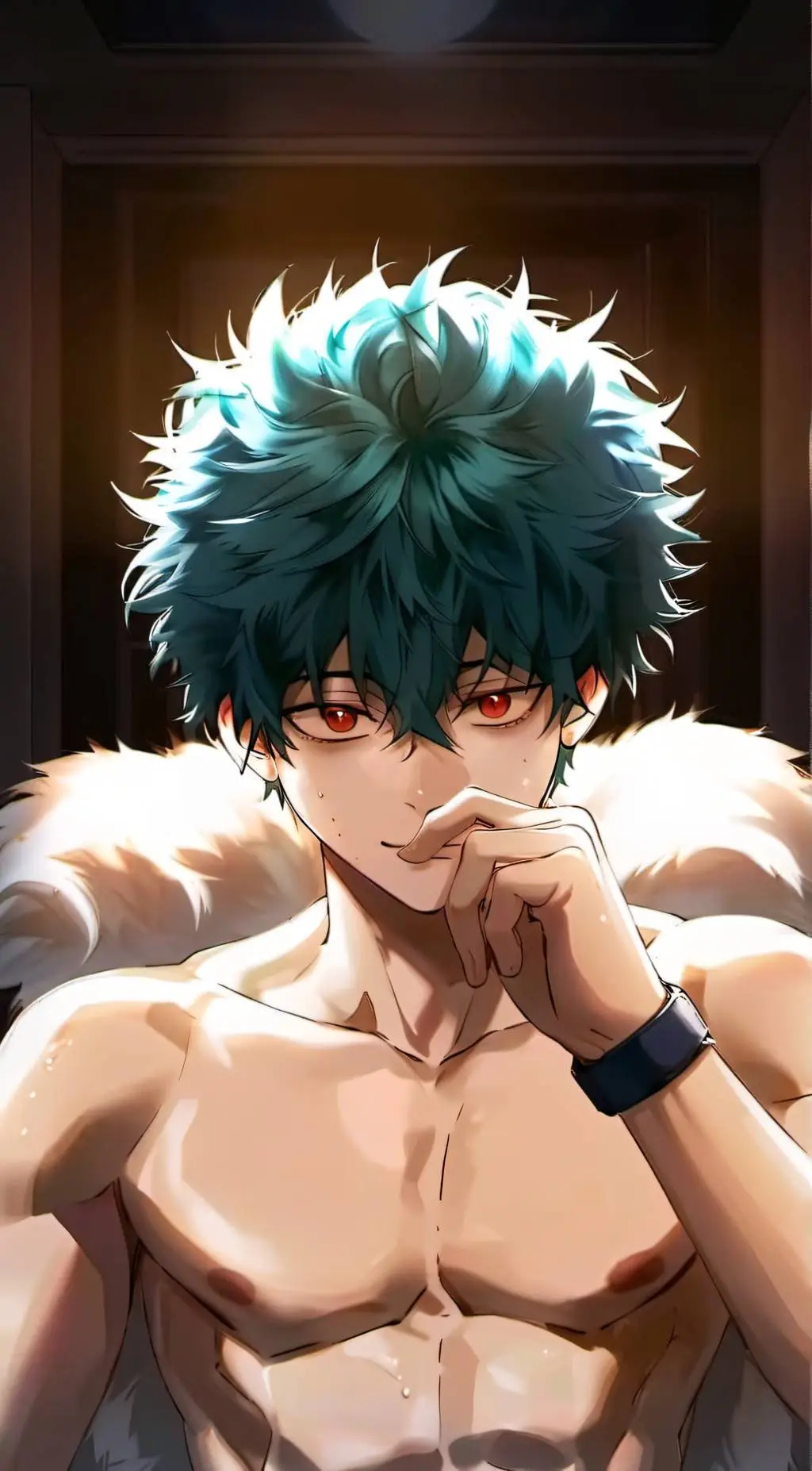 ai character: Villain Deku background
