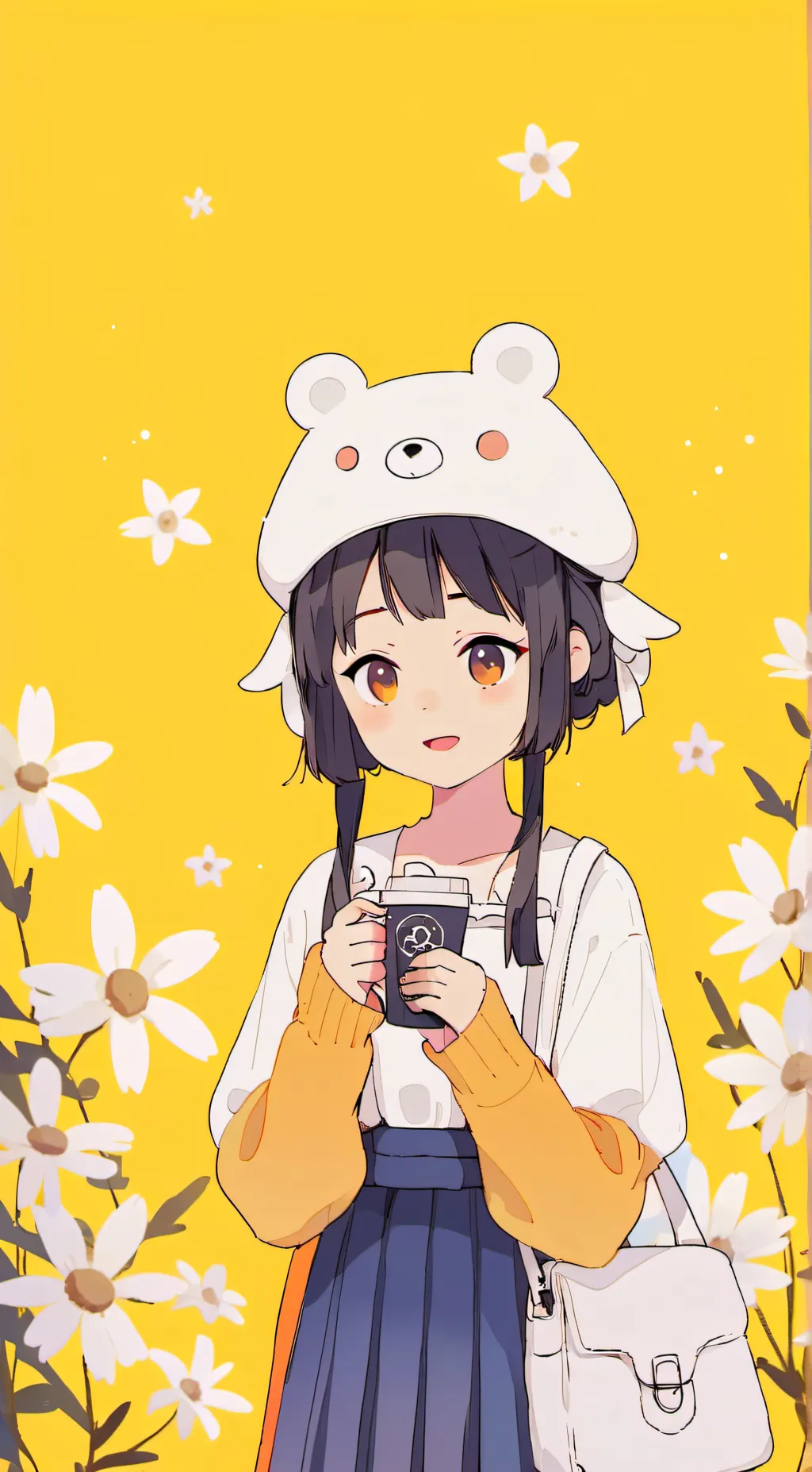 ai character: haily background