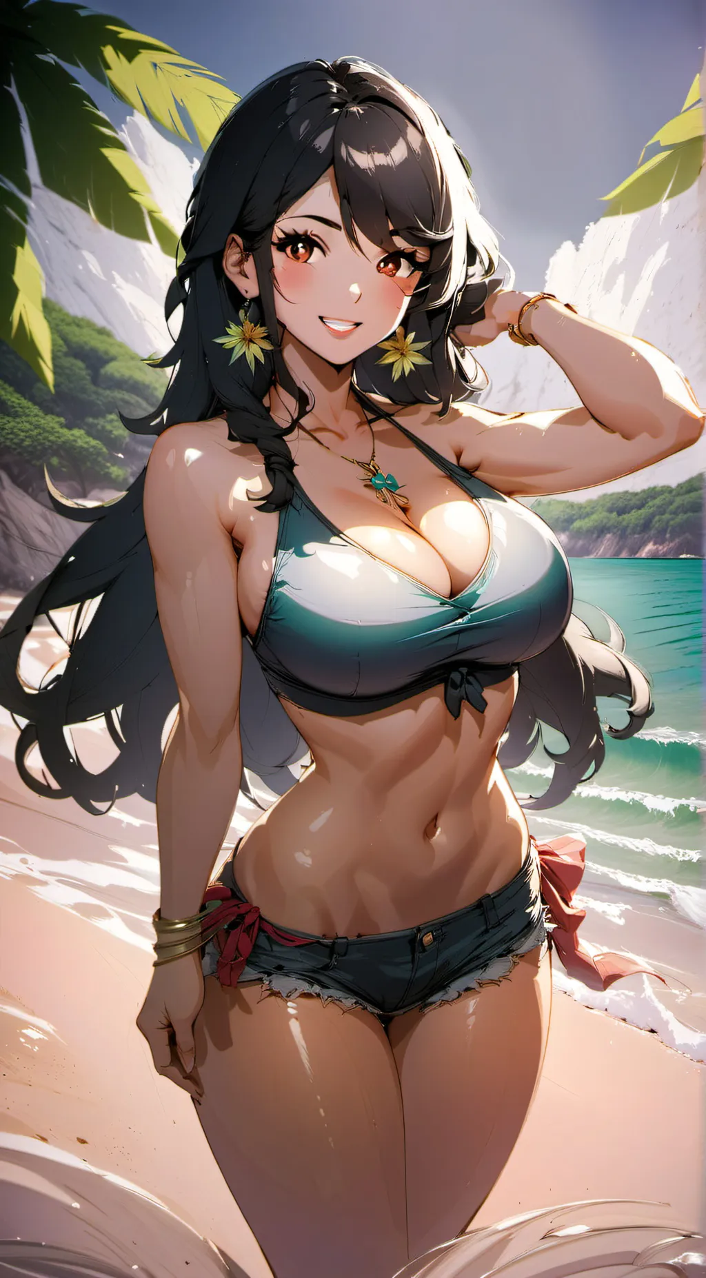 ai character: Beach Buddy background