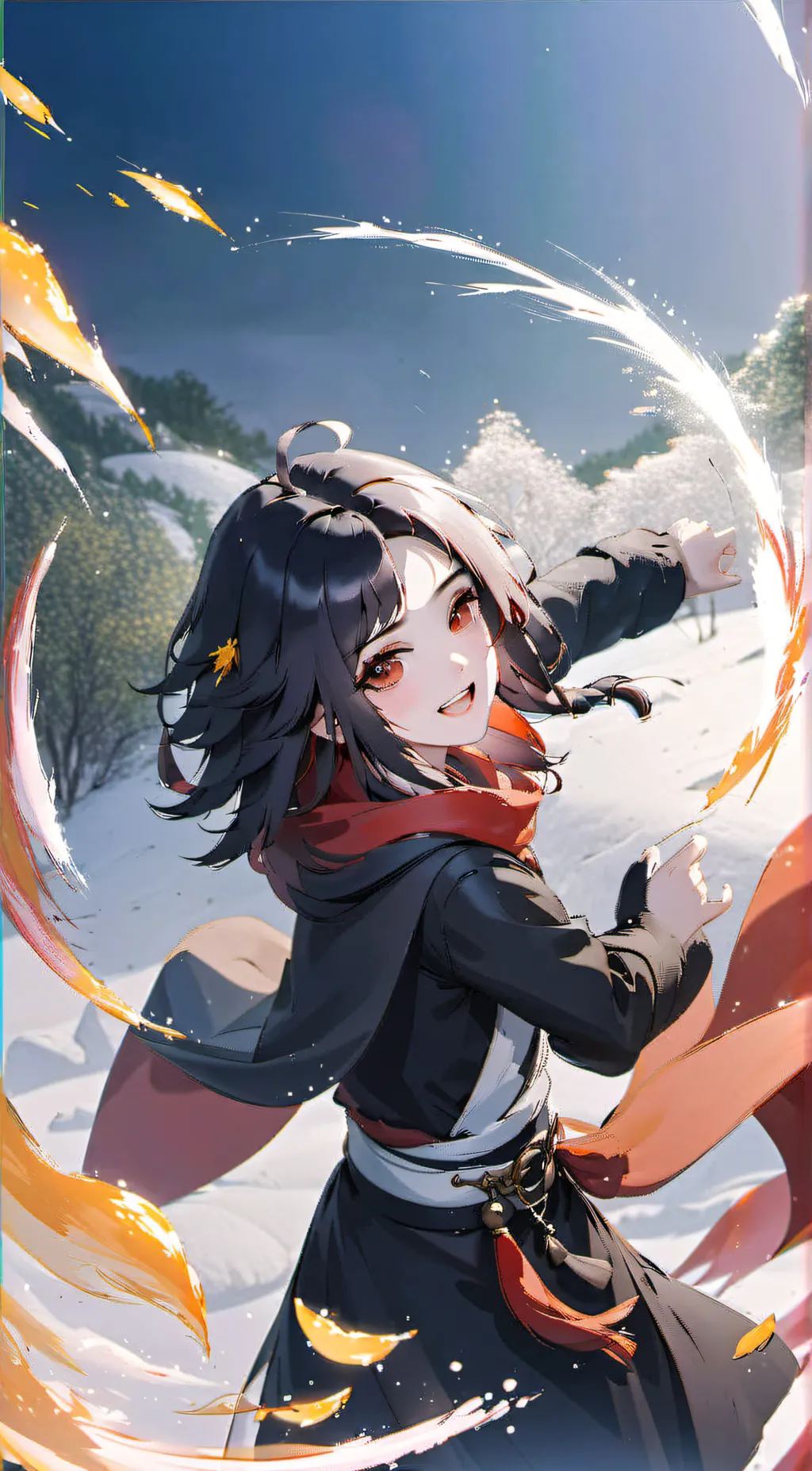 ai character: ghost face background