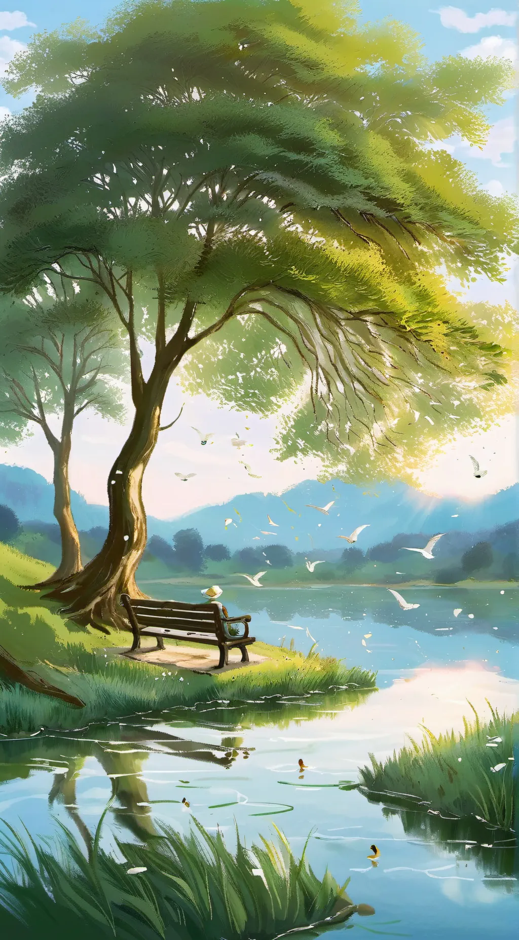 ai character: Stormy background