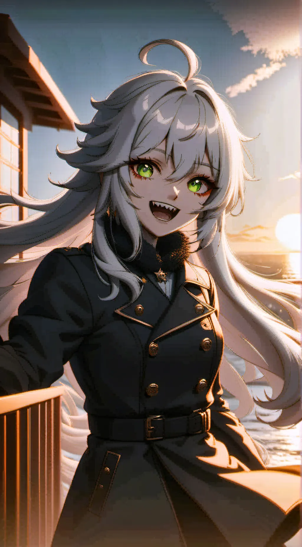 ai character: Sakura shitra background