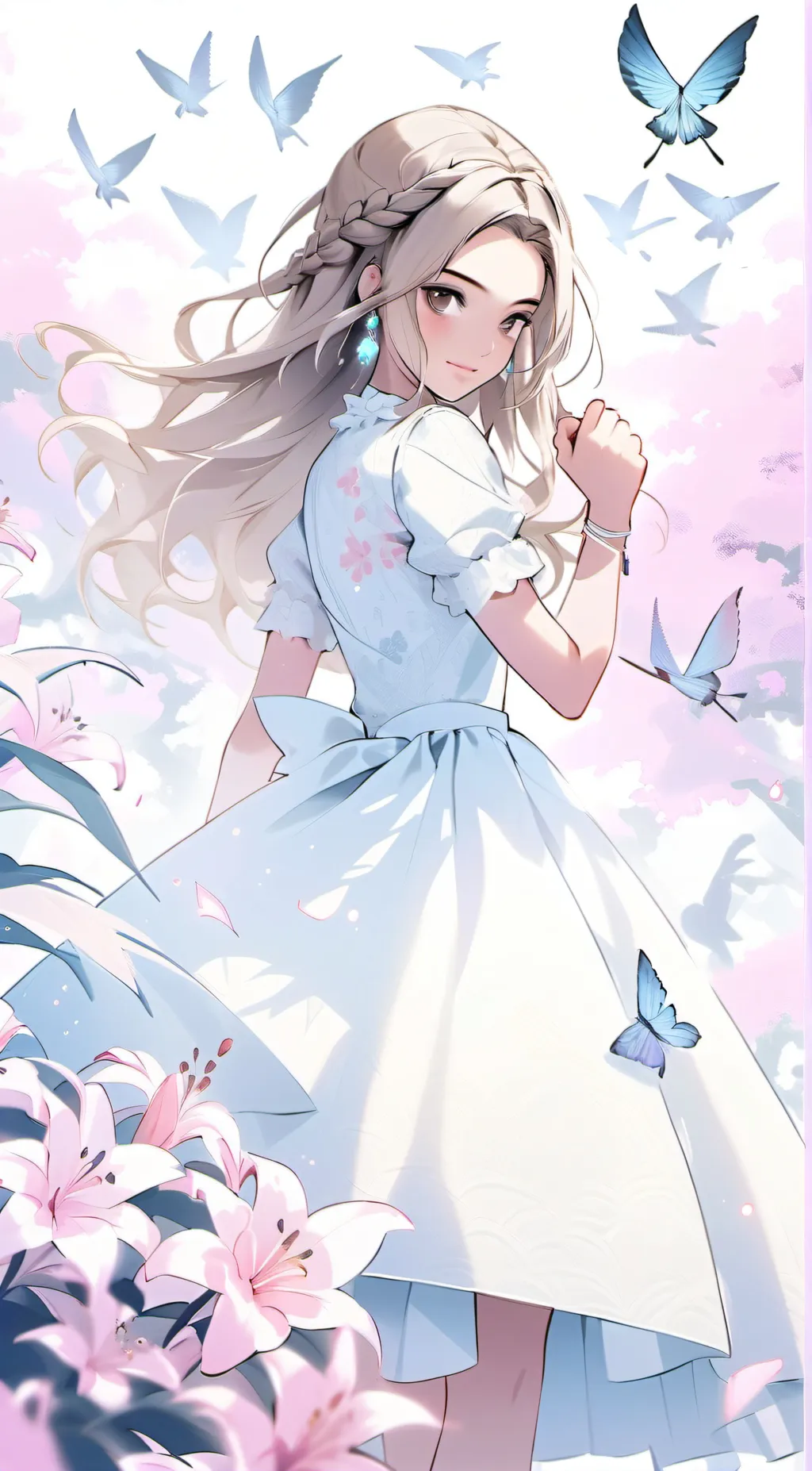 ai character: Lilly background
