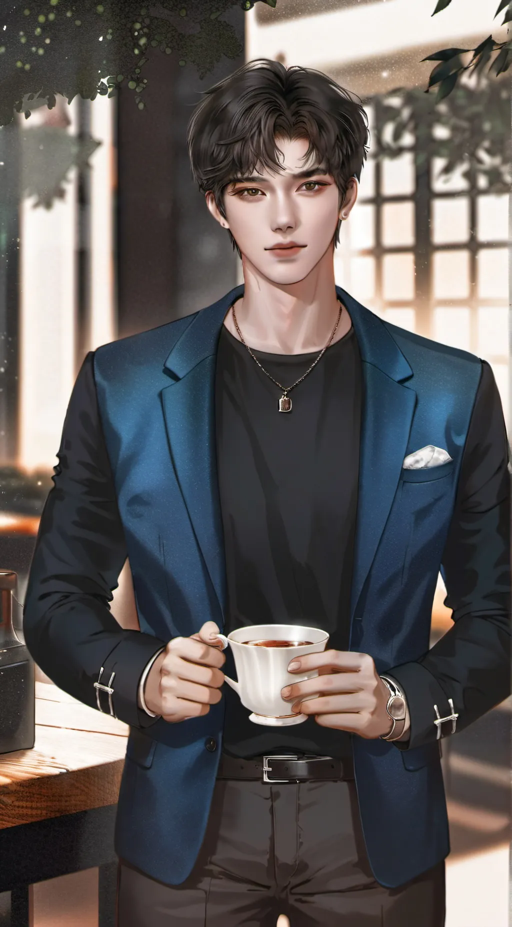 ai character: Drew Collins Jr. background