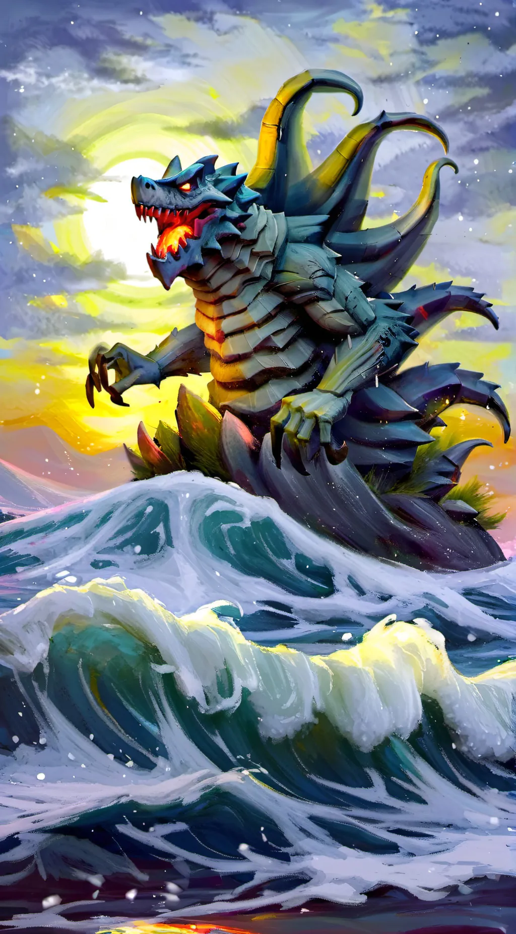 ai character: Monster background