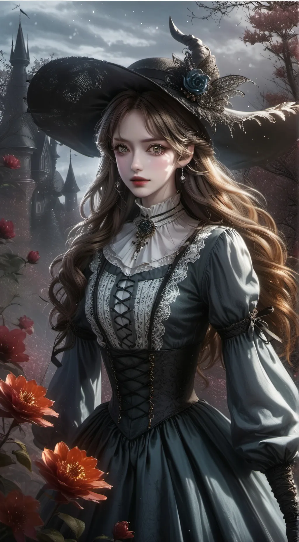 ai character: ning rong rong background