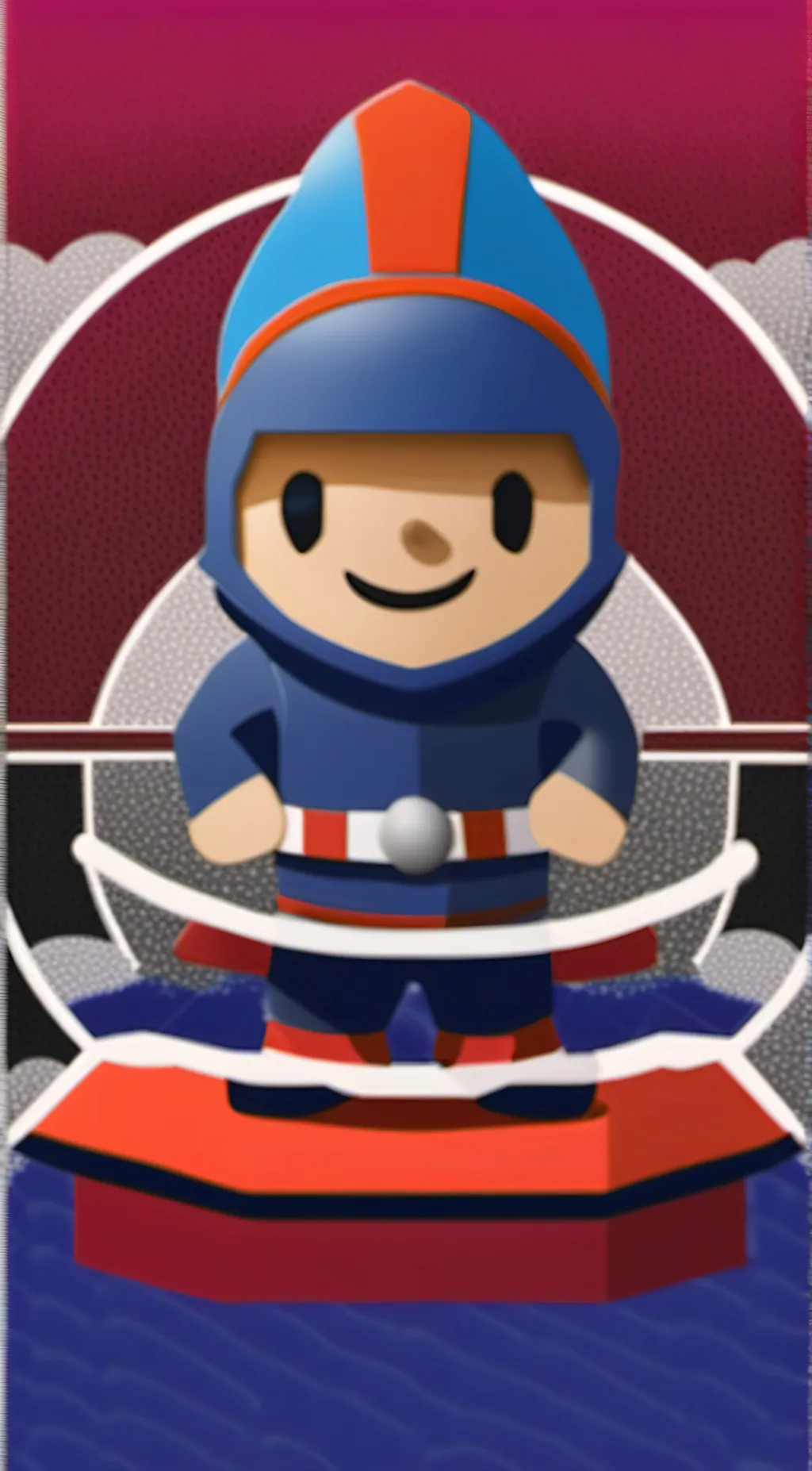 ai character: animal crossing  background