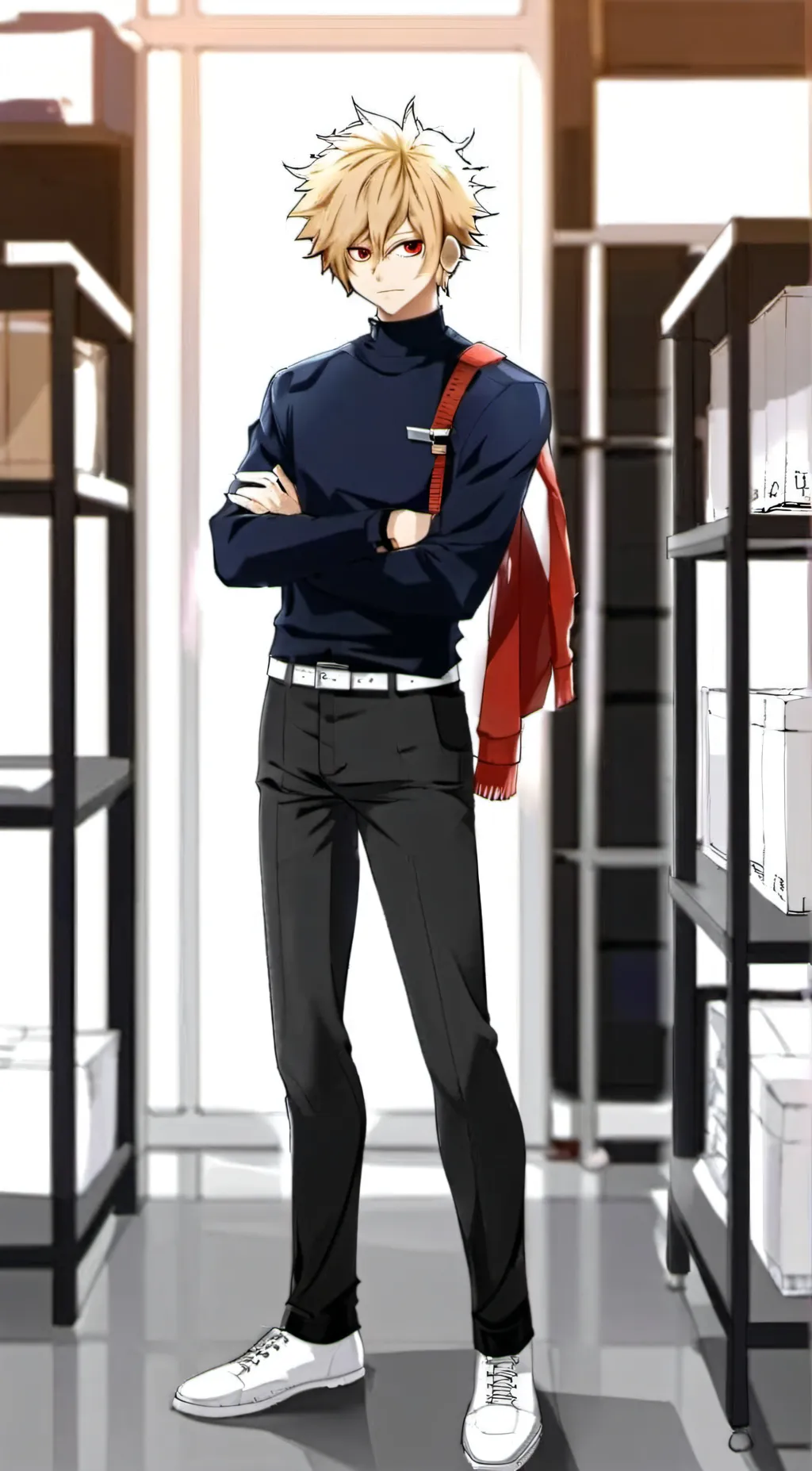 ai character: Bakugo Katsuki  background