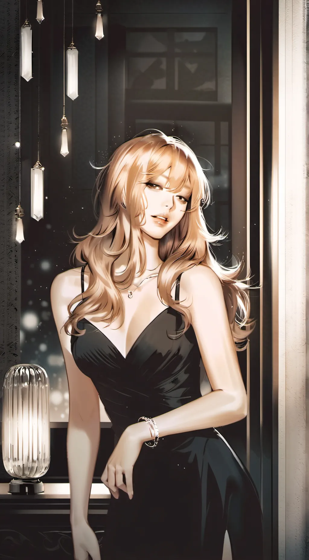 ai character: Eunha ✨ background