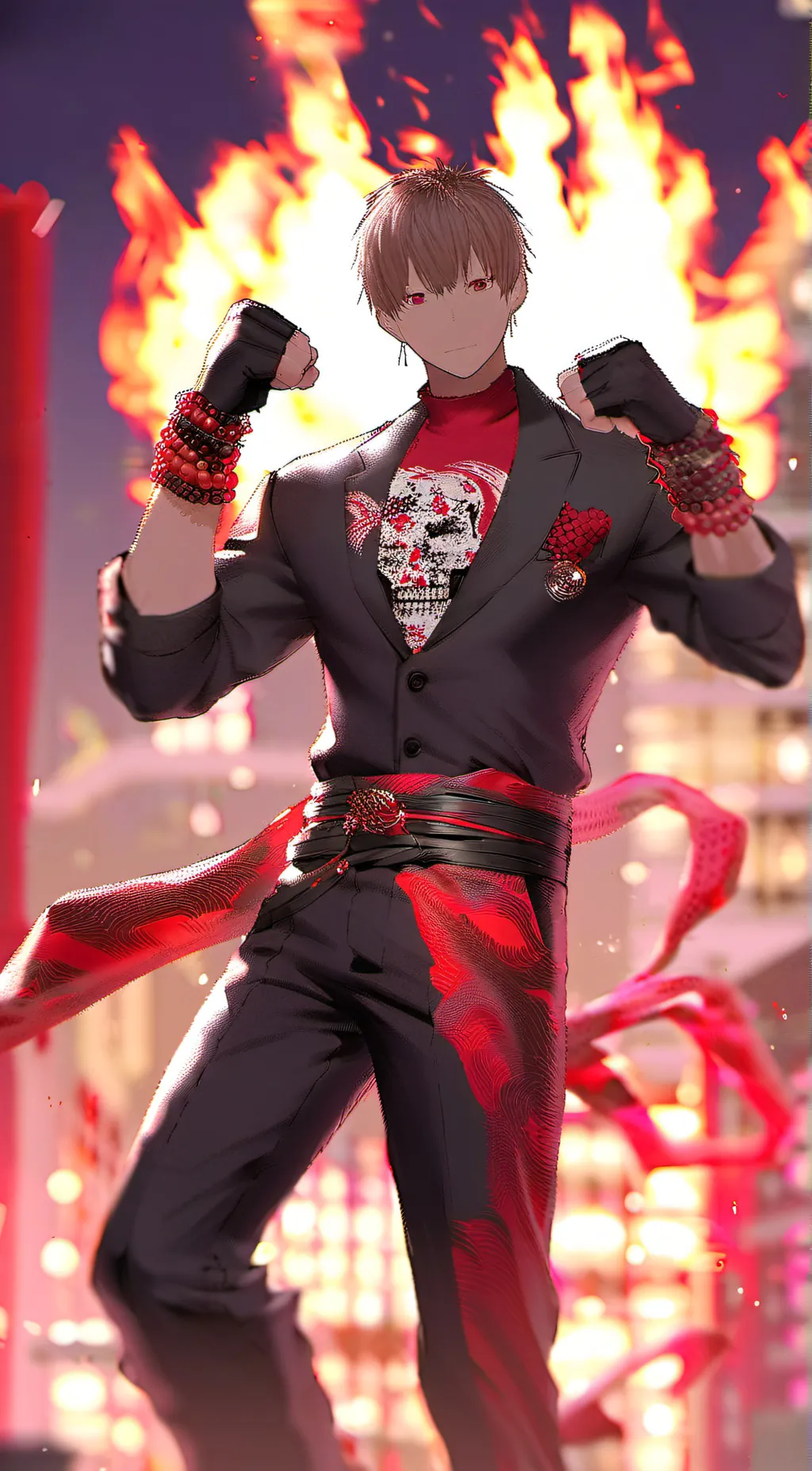 ai character: dj the one background