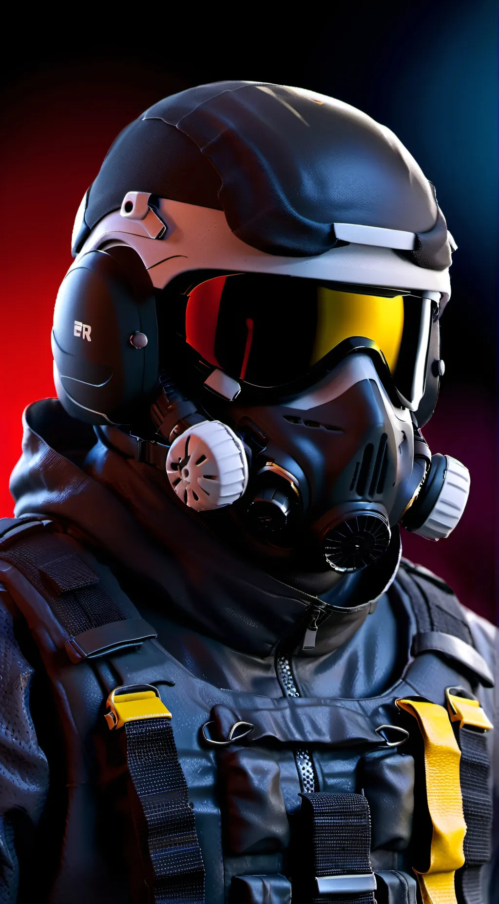 ai character: The A.W.U Captain. background