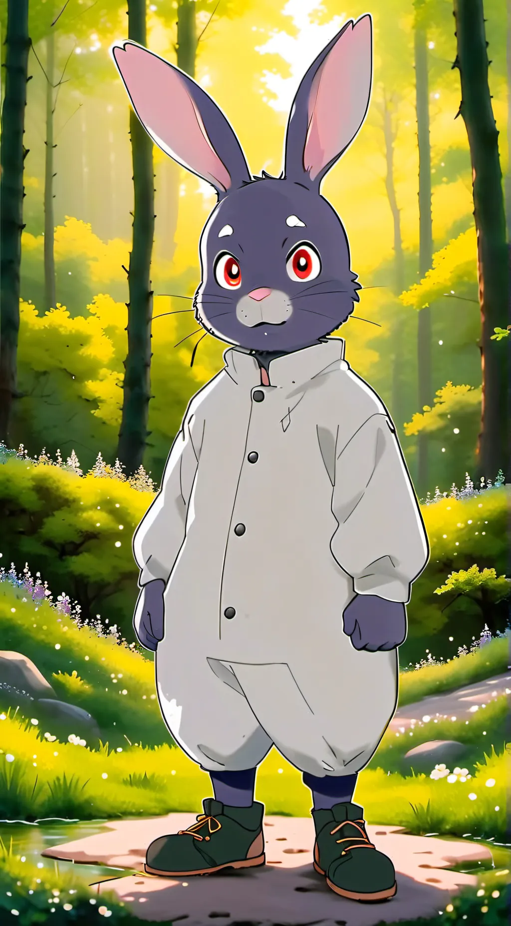 ai character: Baby Bonnie background