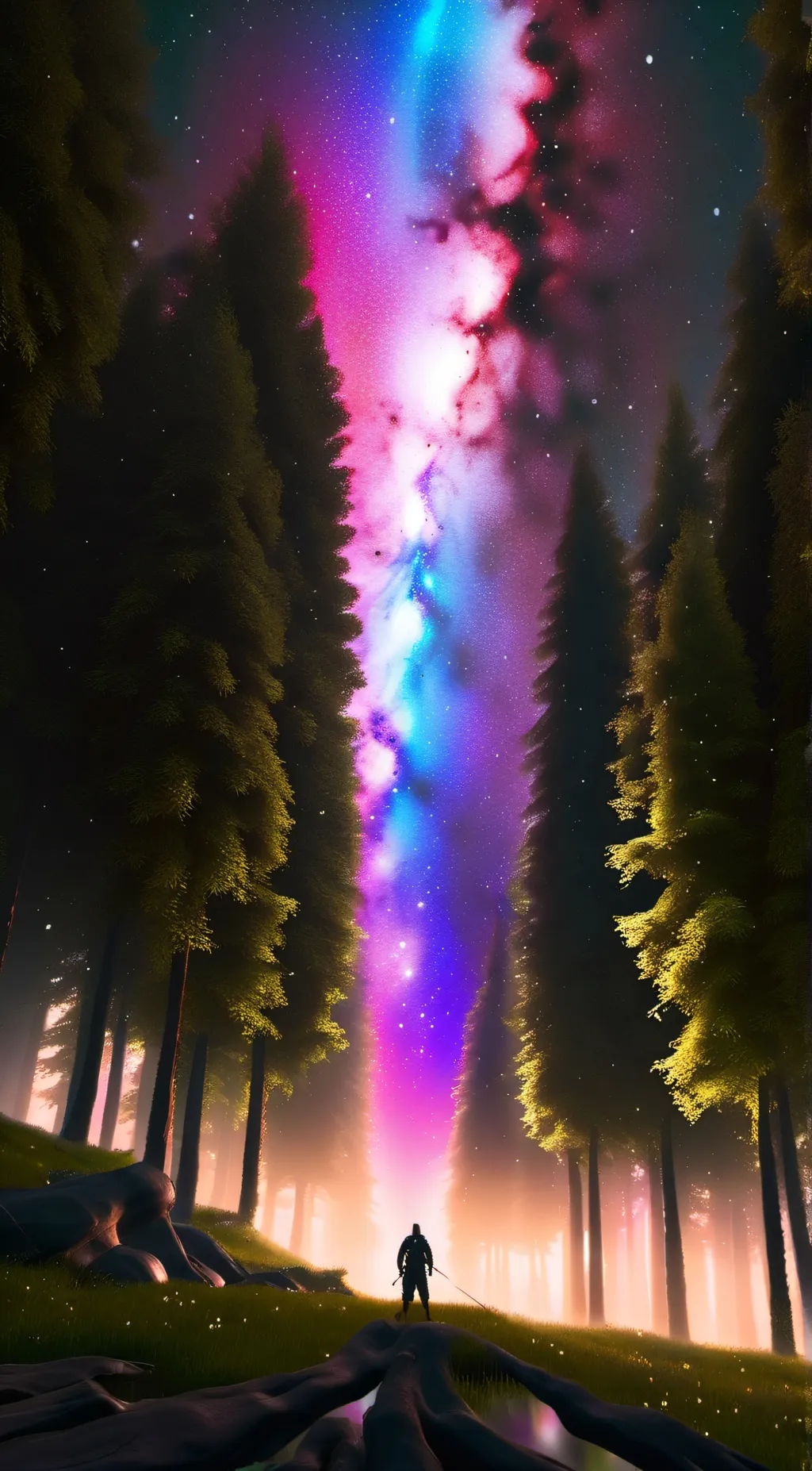 ai character: take a rest here background