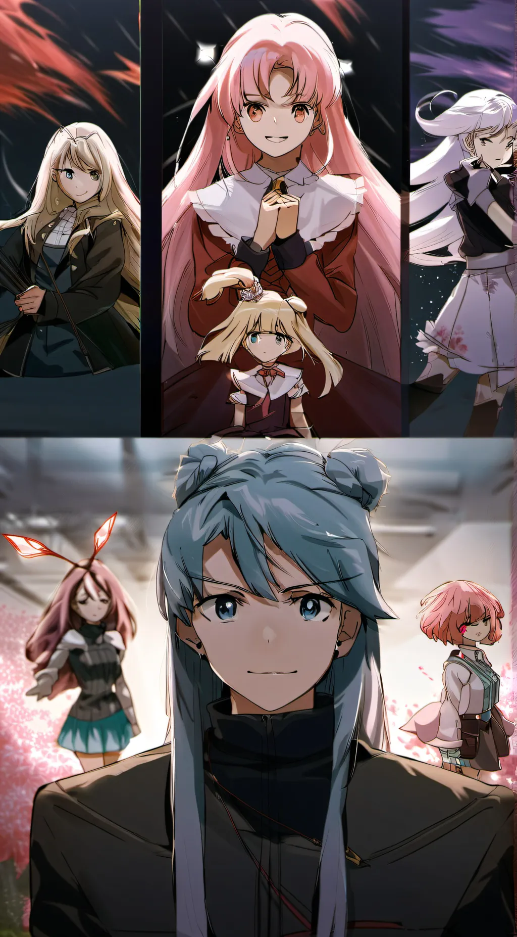 ai character: Magical girls  background