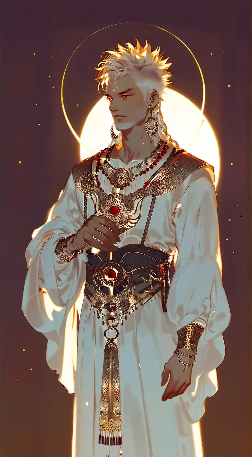 ai character: Sol background