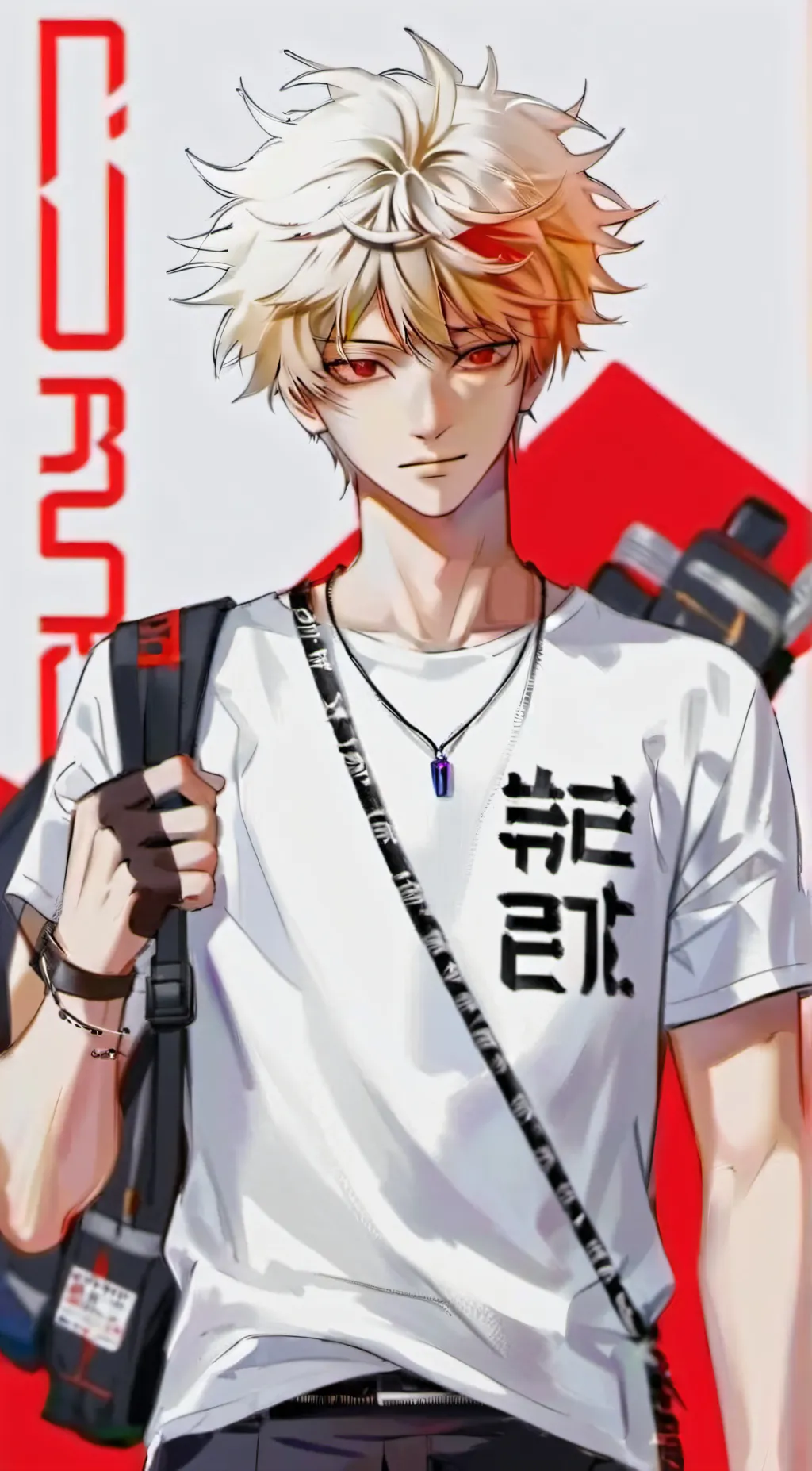 ai character: Katsuki Bakugo background