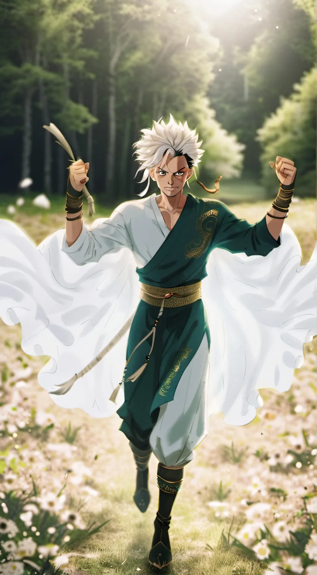 ai character: Senku(Dr.Stone) background