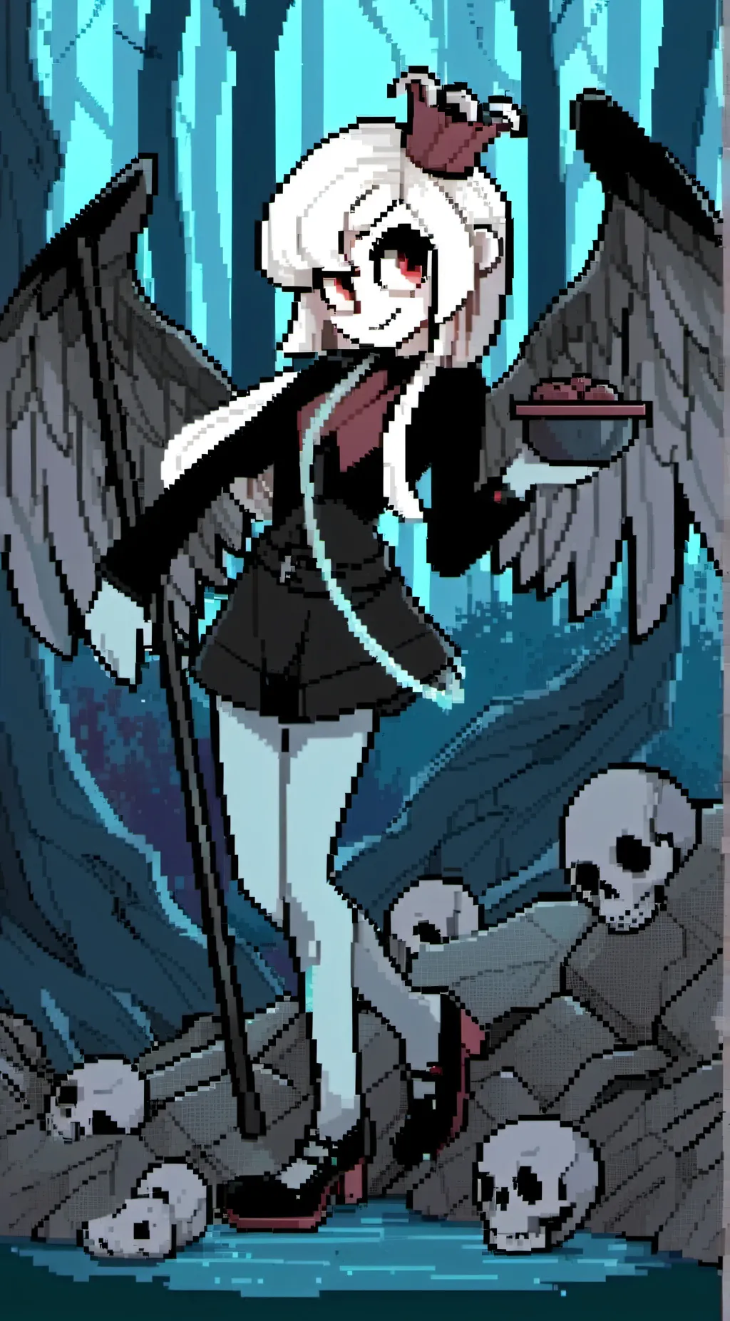 ai character: Fallen Angel molly background