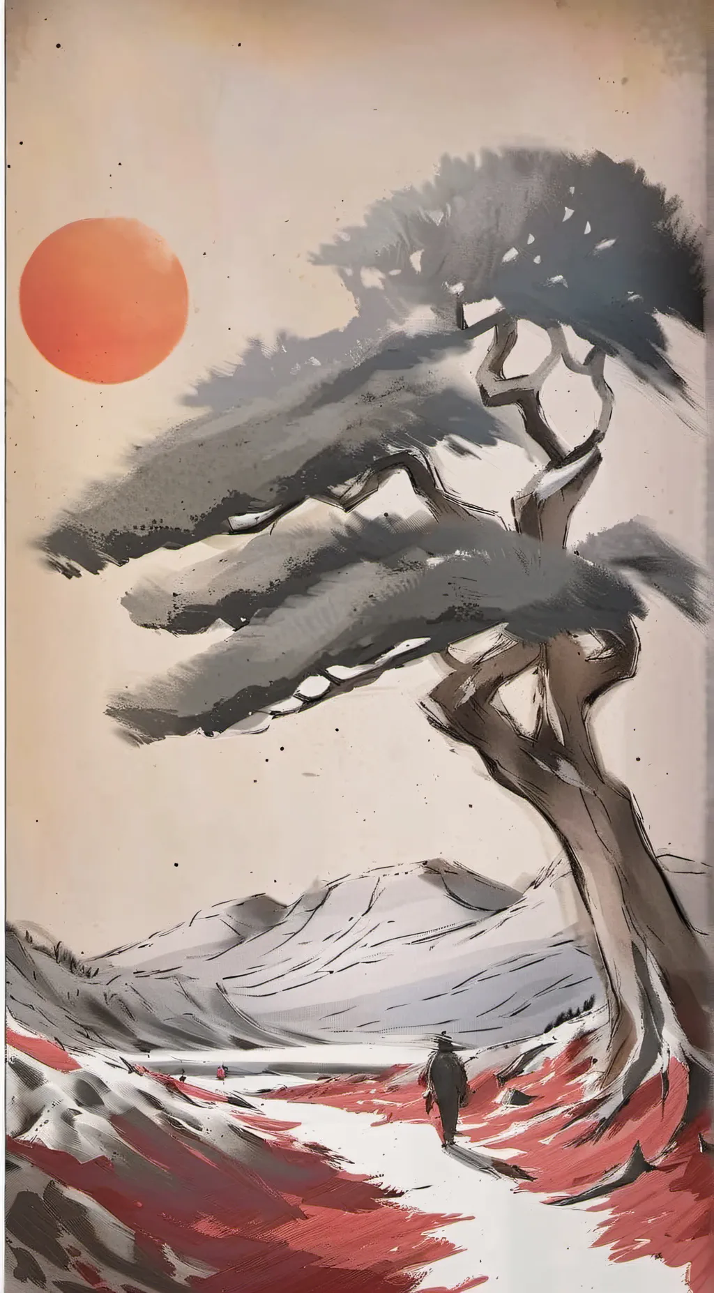 ai character: Testing place background